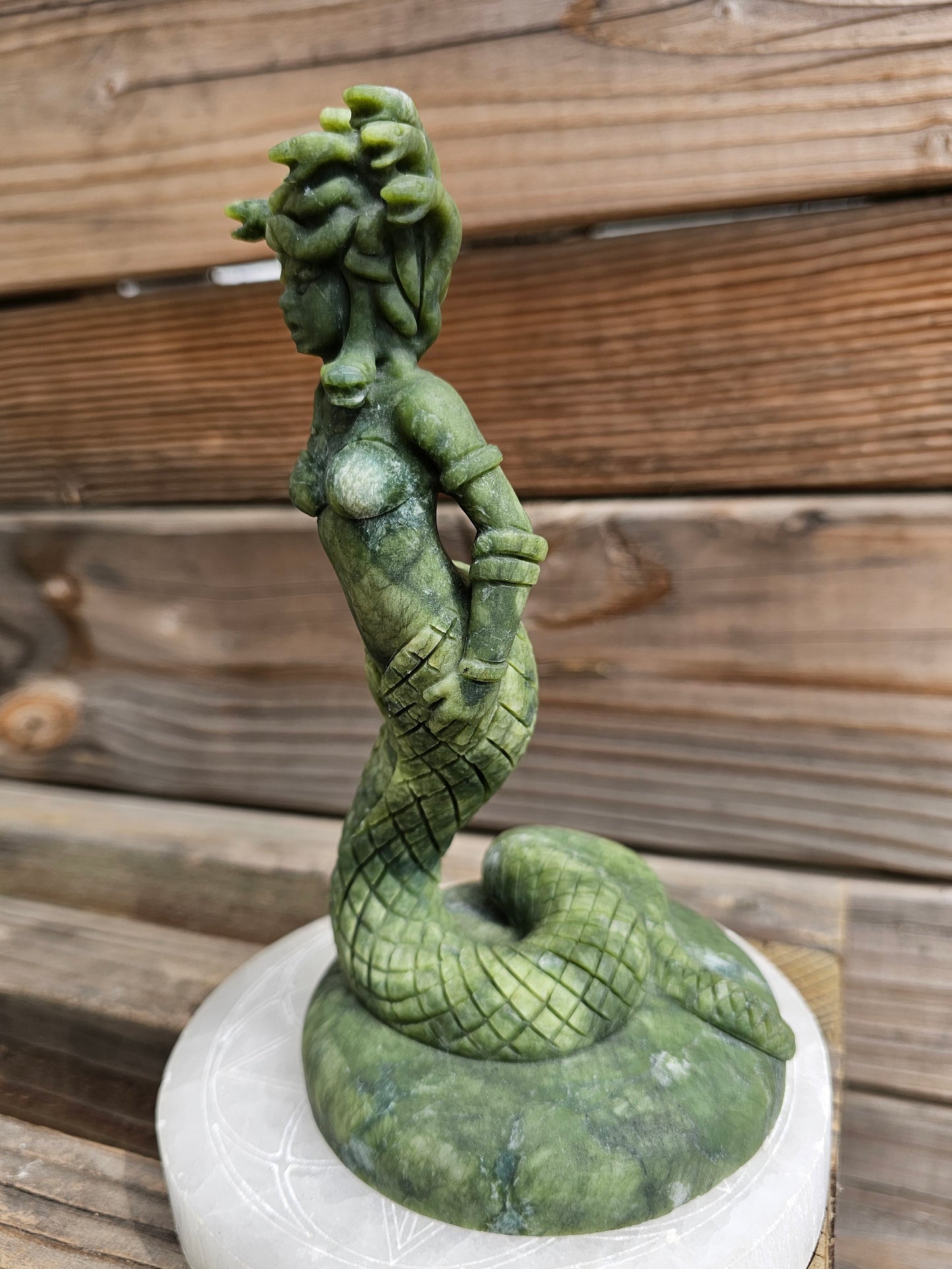 XL Green Jade Medusa