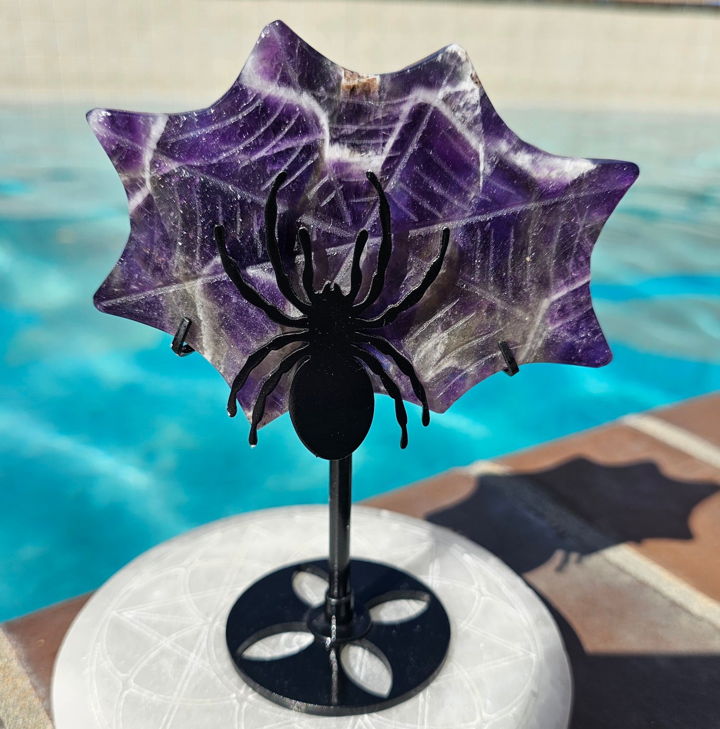 Dream Amethyst Spider Web