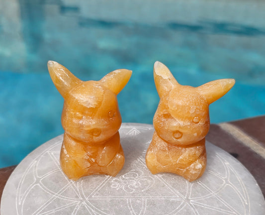 Orange Calcite Pikachoo