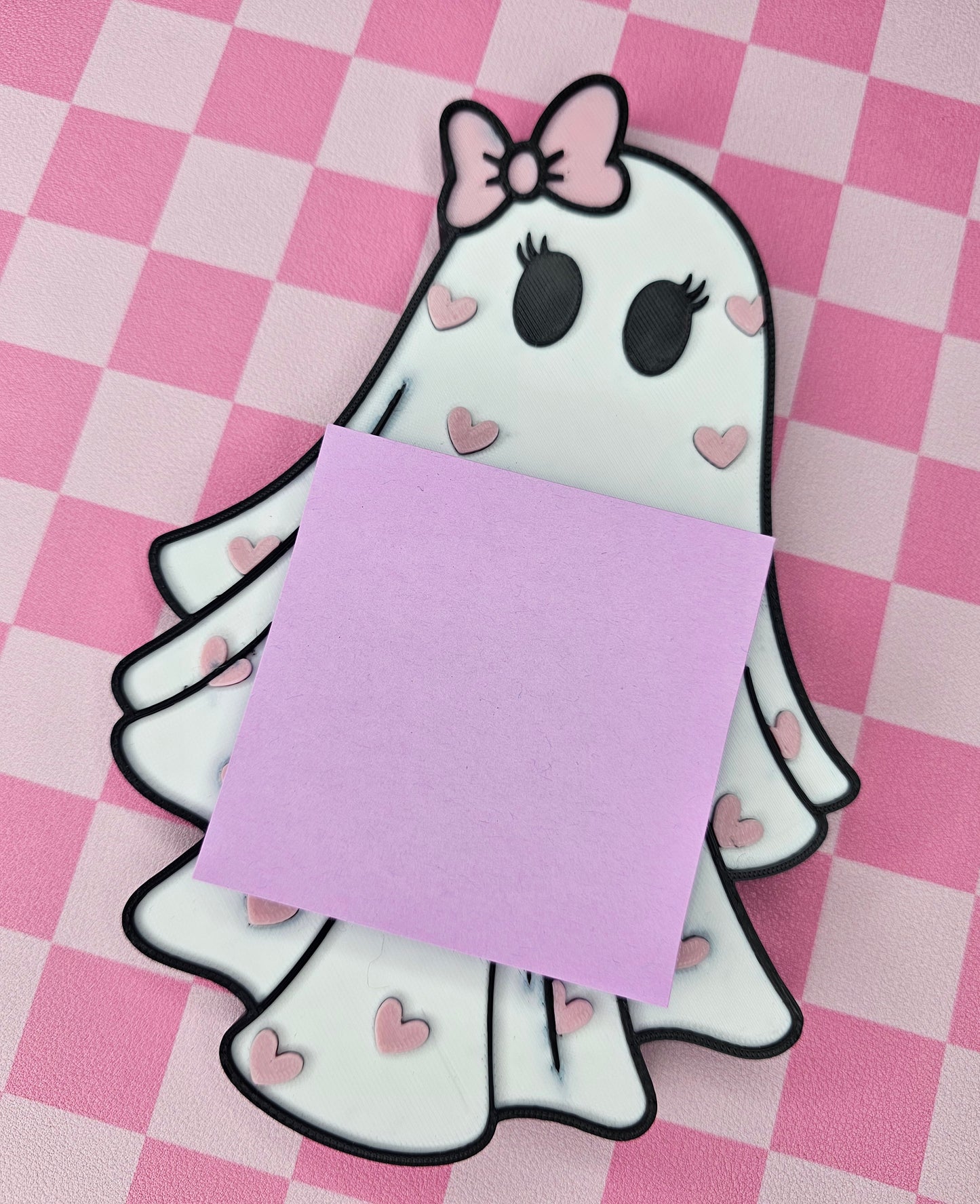 Pretty Ghoul Sticky Note Holder