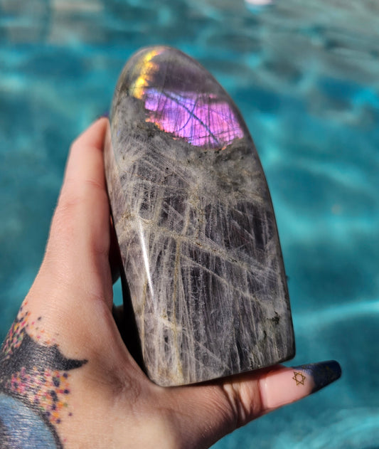 Pink Labradorite Freeform