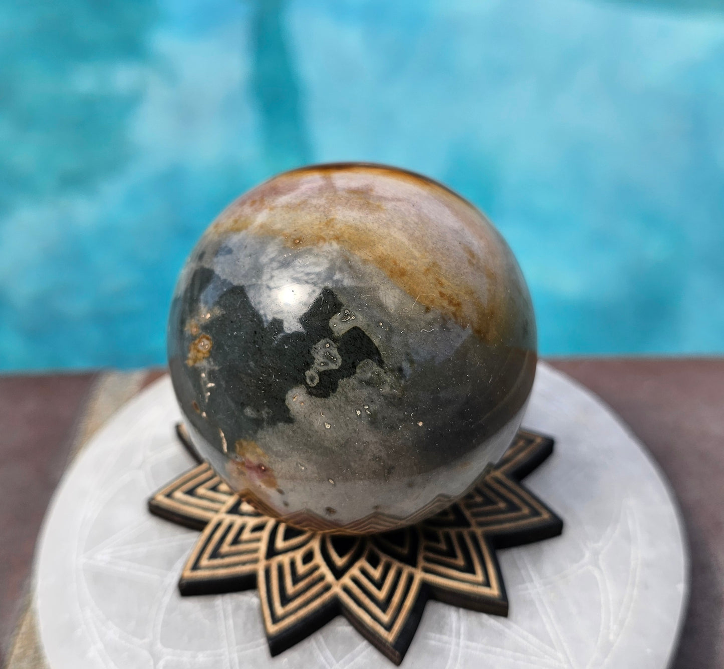 Polychrome Jasper Sphere