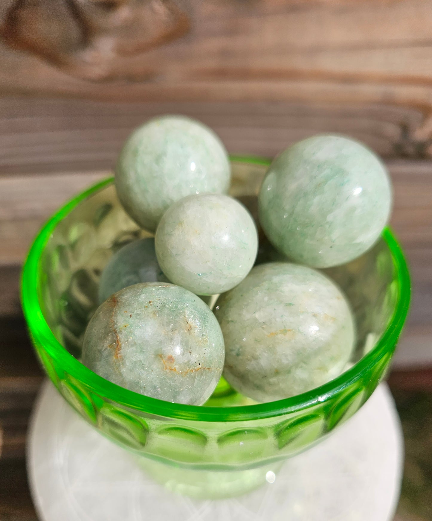 Small Green Aventurine Sphere (1)