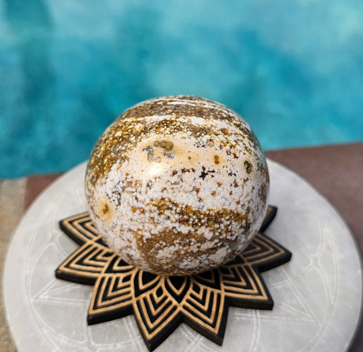 Ocean Jasper Sphere