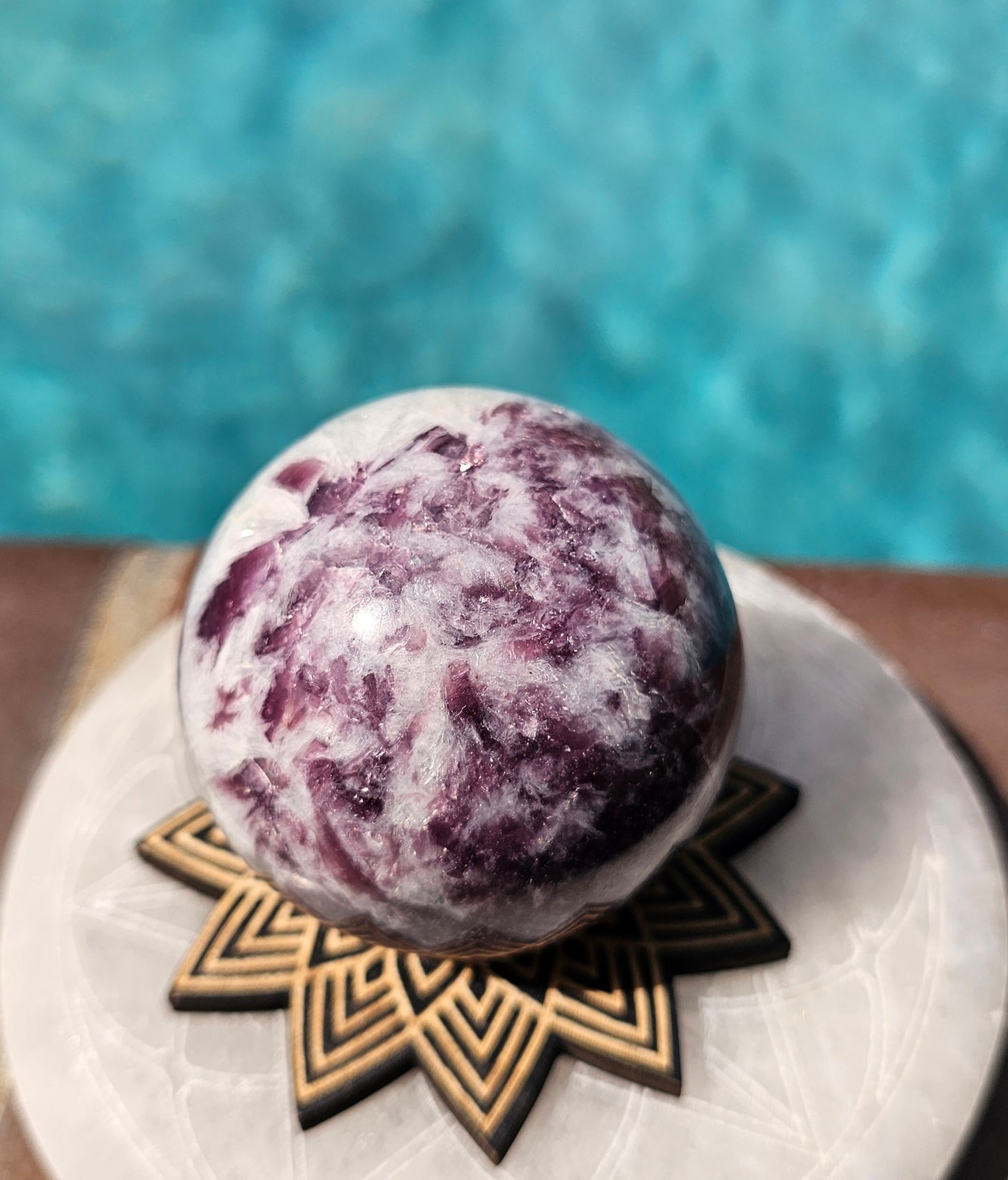 Lepidolite Sphere #2