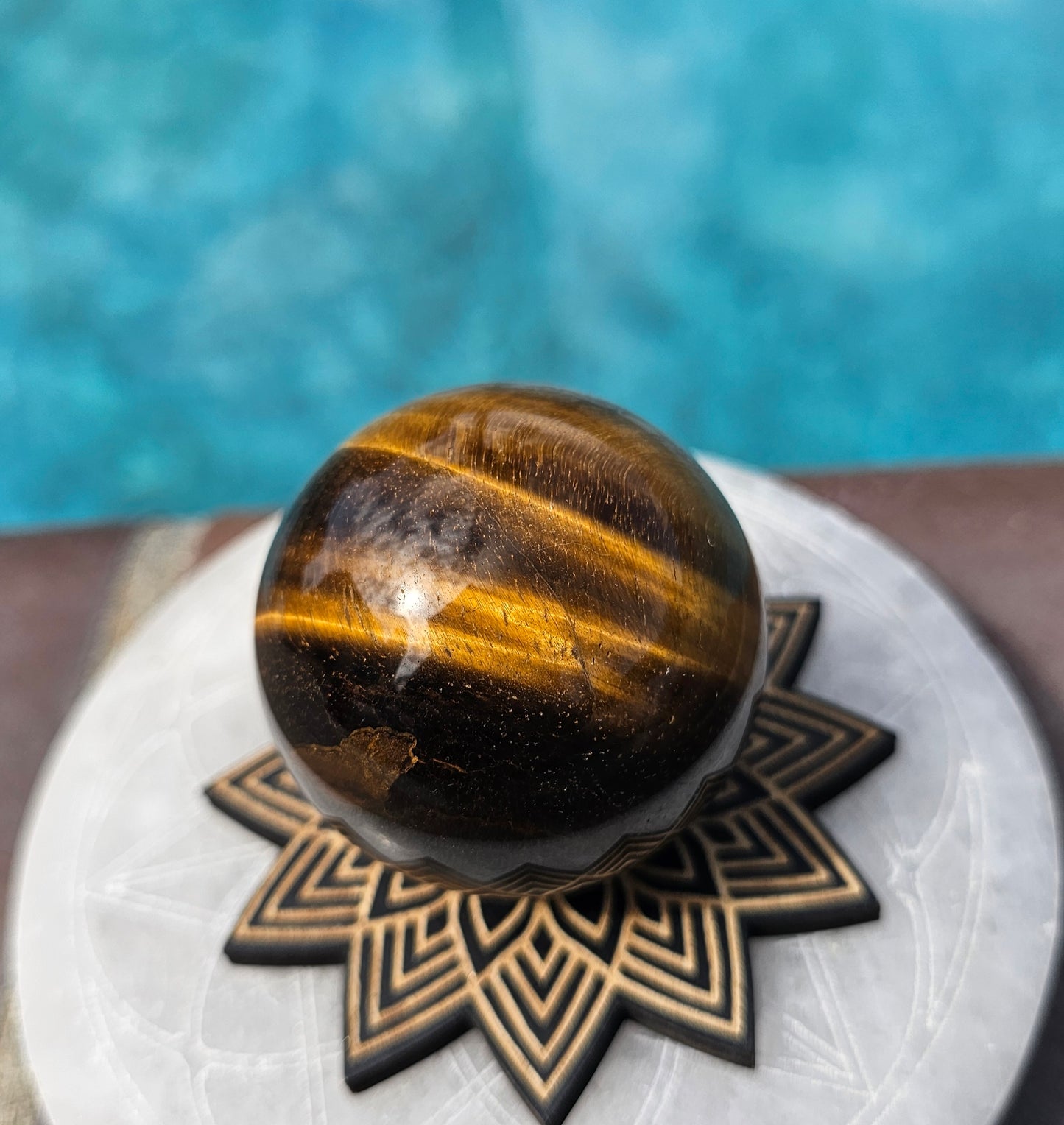 Tigers Eye Sphere #2