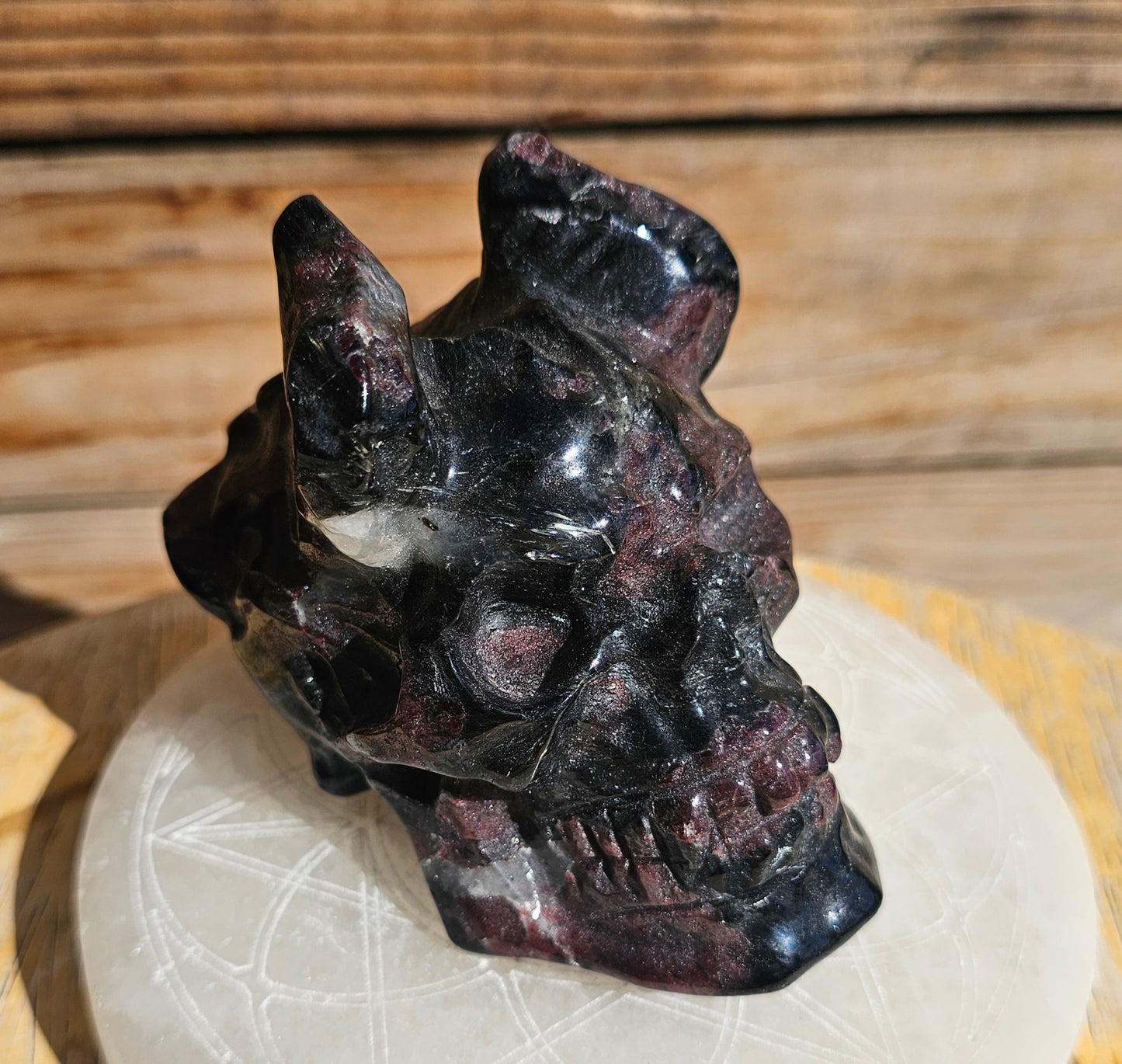 Garnet Demon Skull