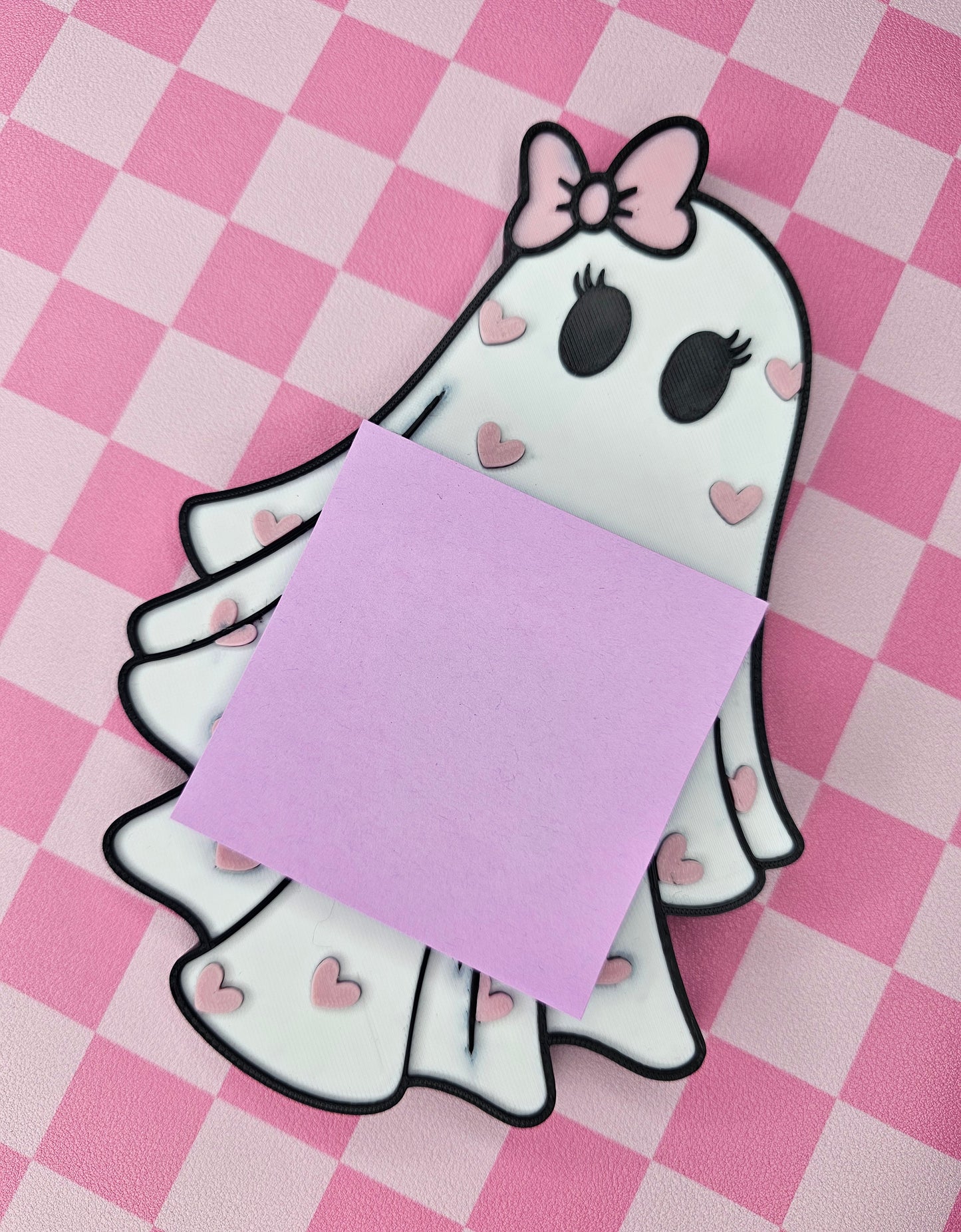Pretty Ghoul Sticky Note Holder
