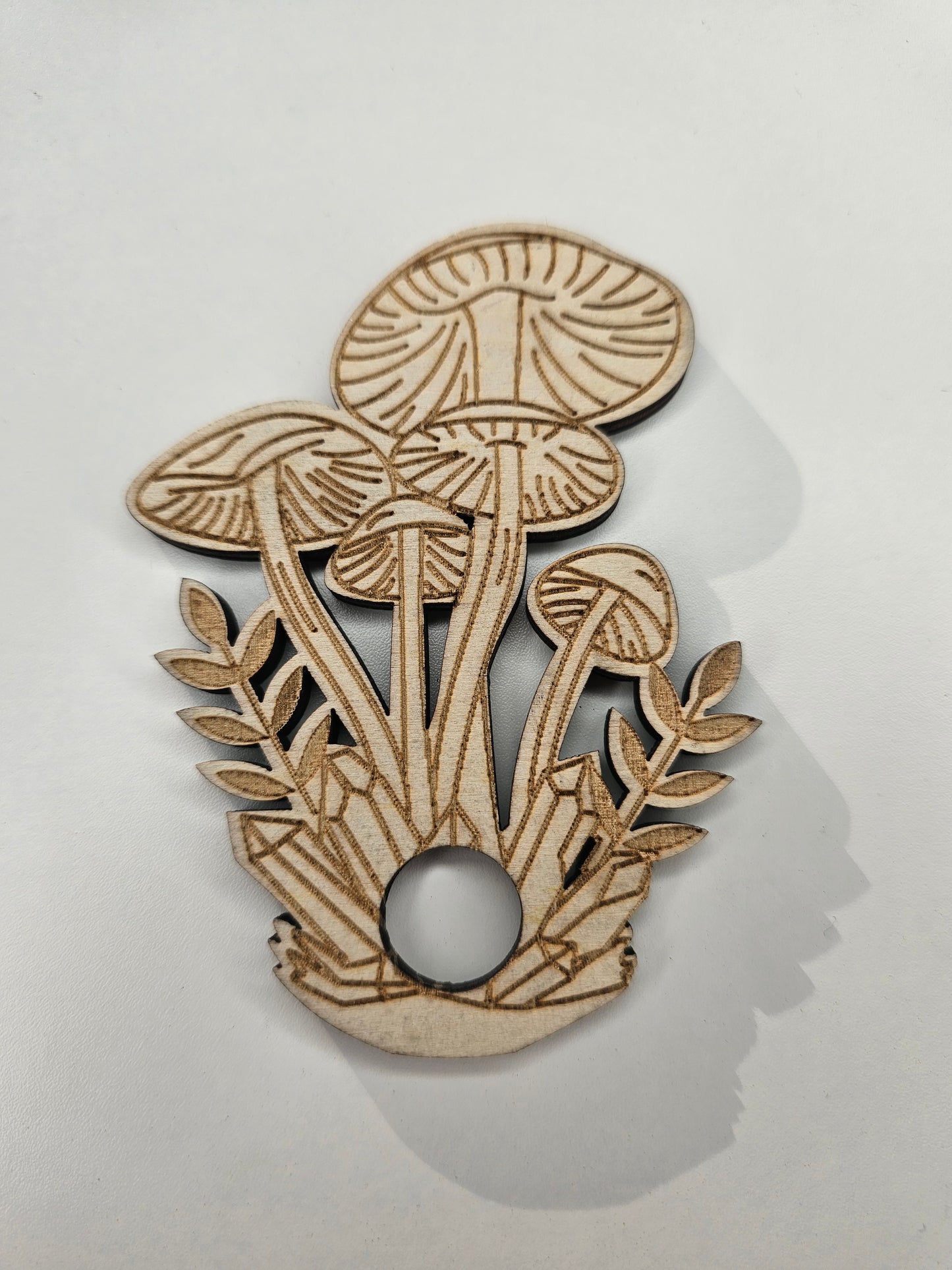 Decorated Wooden Sphere Holder