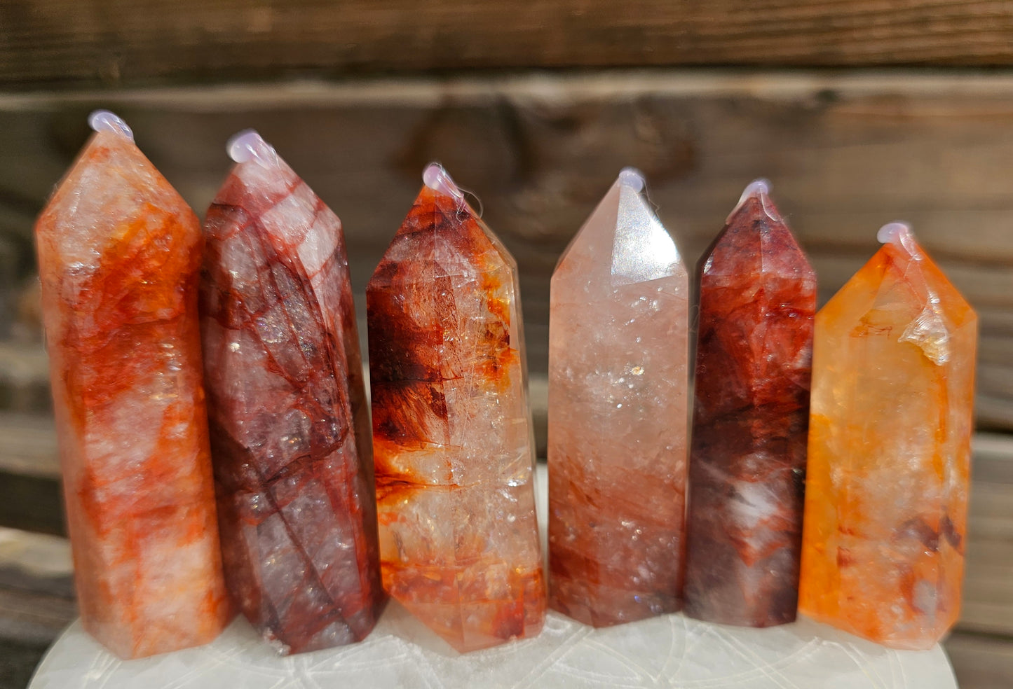 Small Fire Quartz Tower (1)