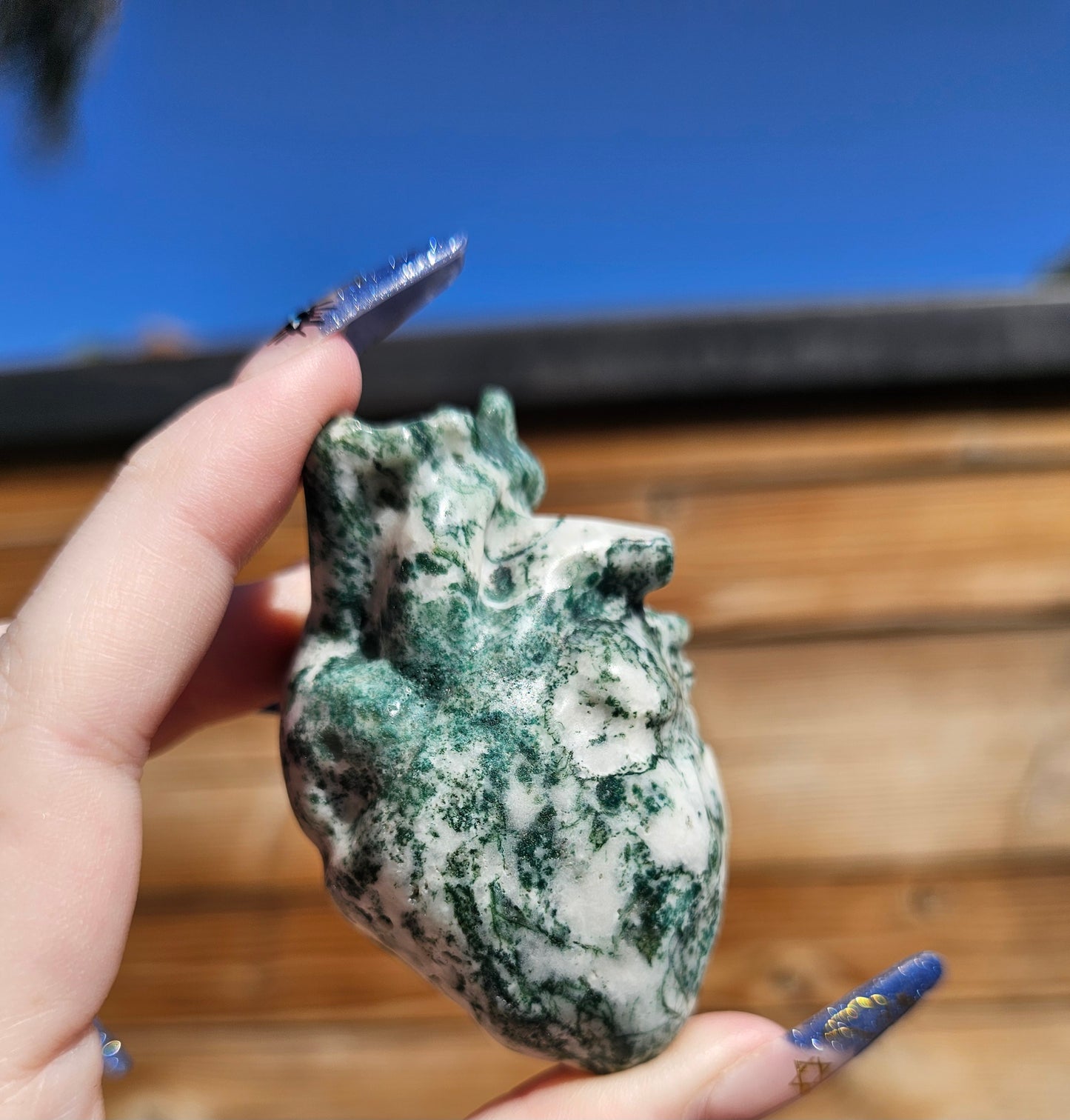 Tree Agate Ghouls Heart