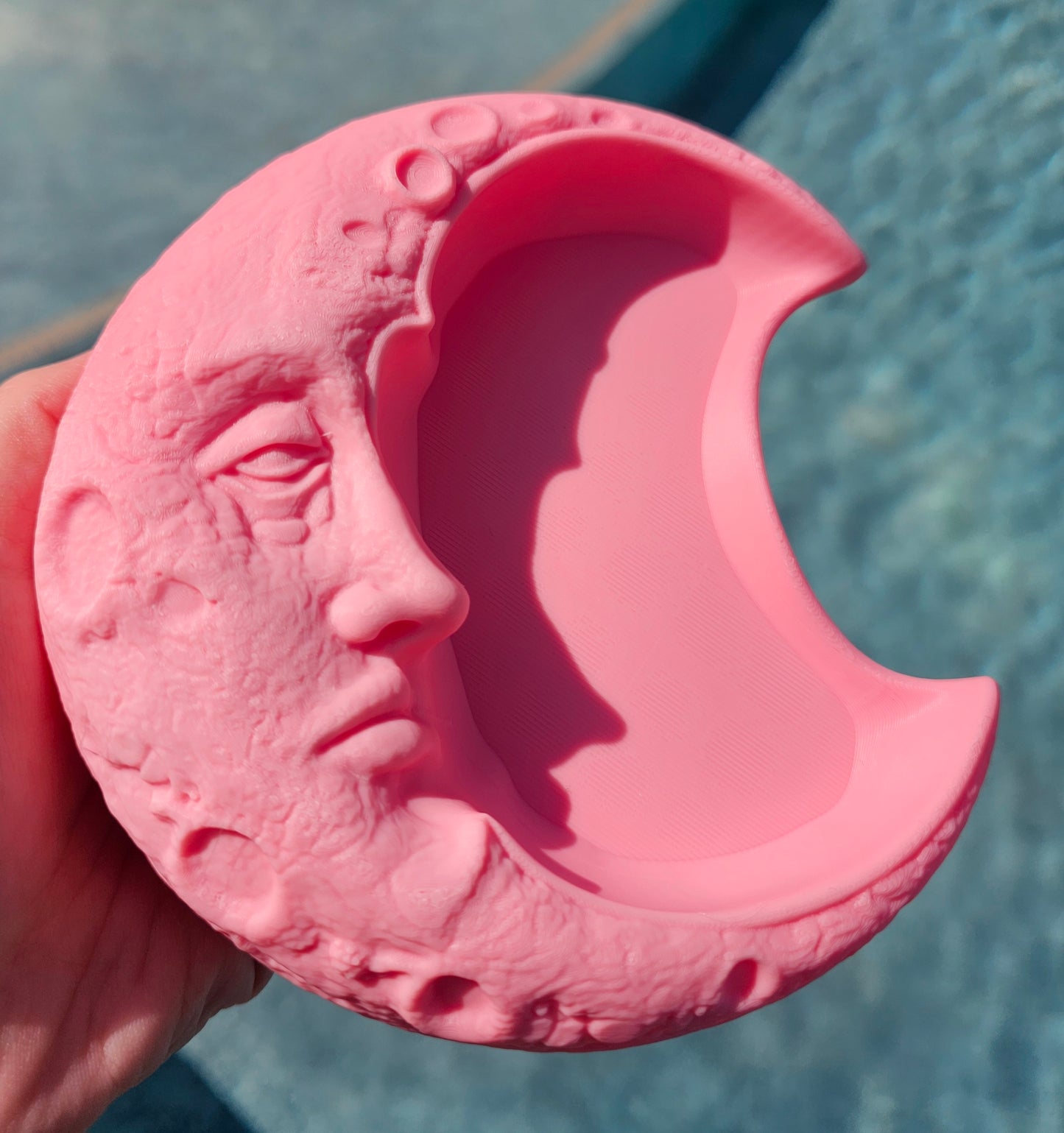 3D Printed Pink Moon Trinket Tray