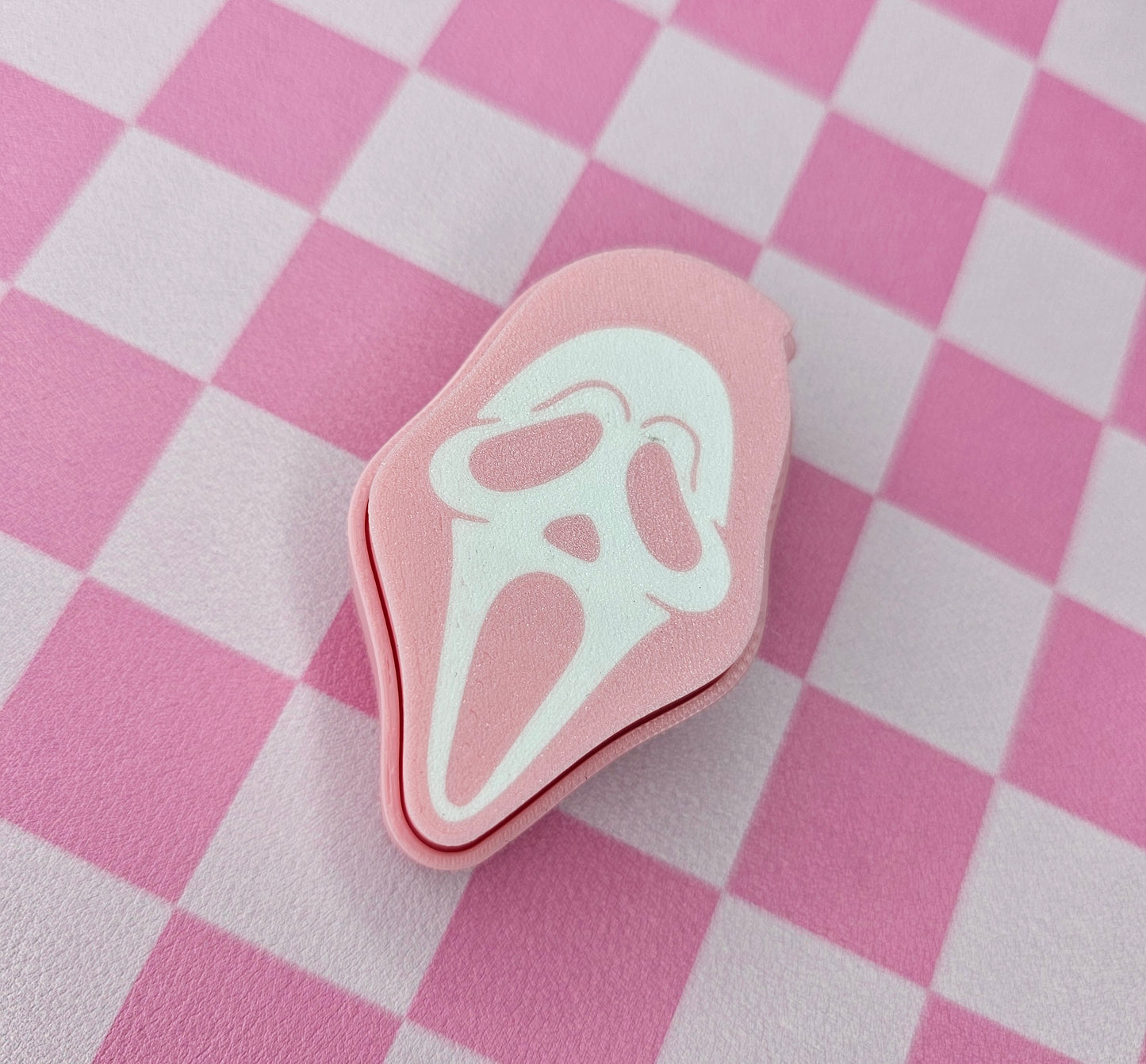 Ghoulface Fidget Clicker (Pink)