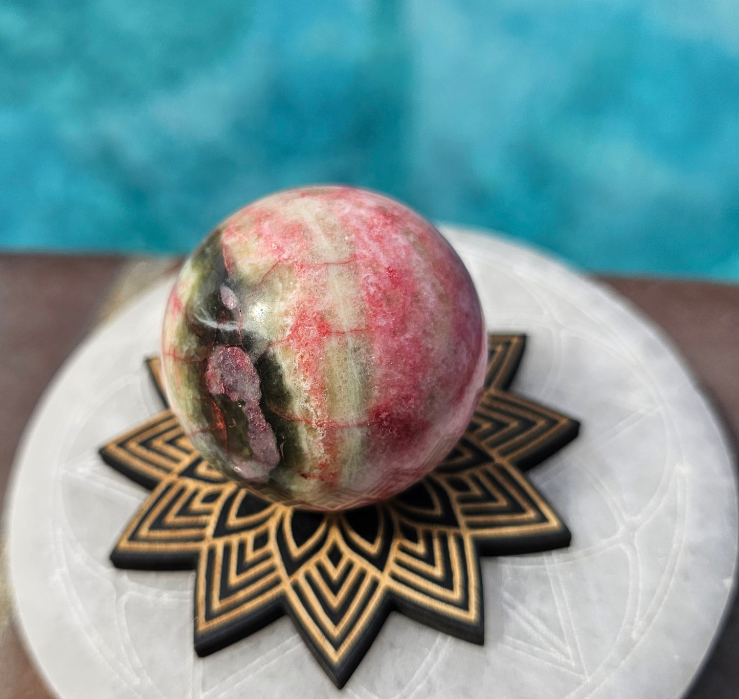 Thulite Sphere