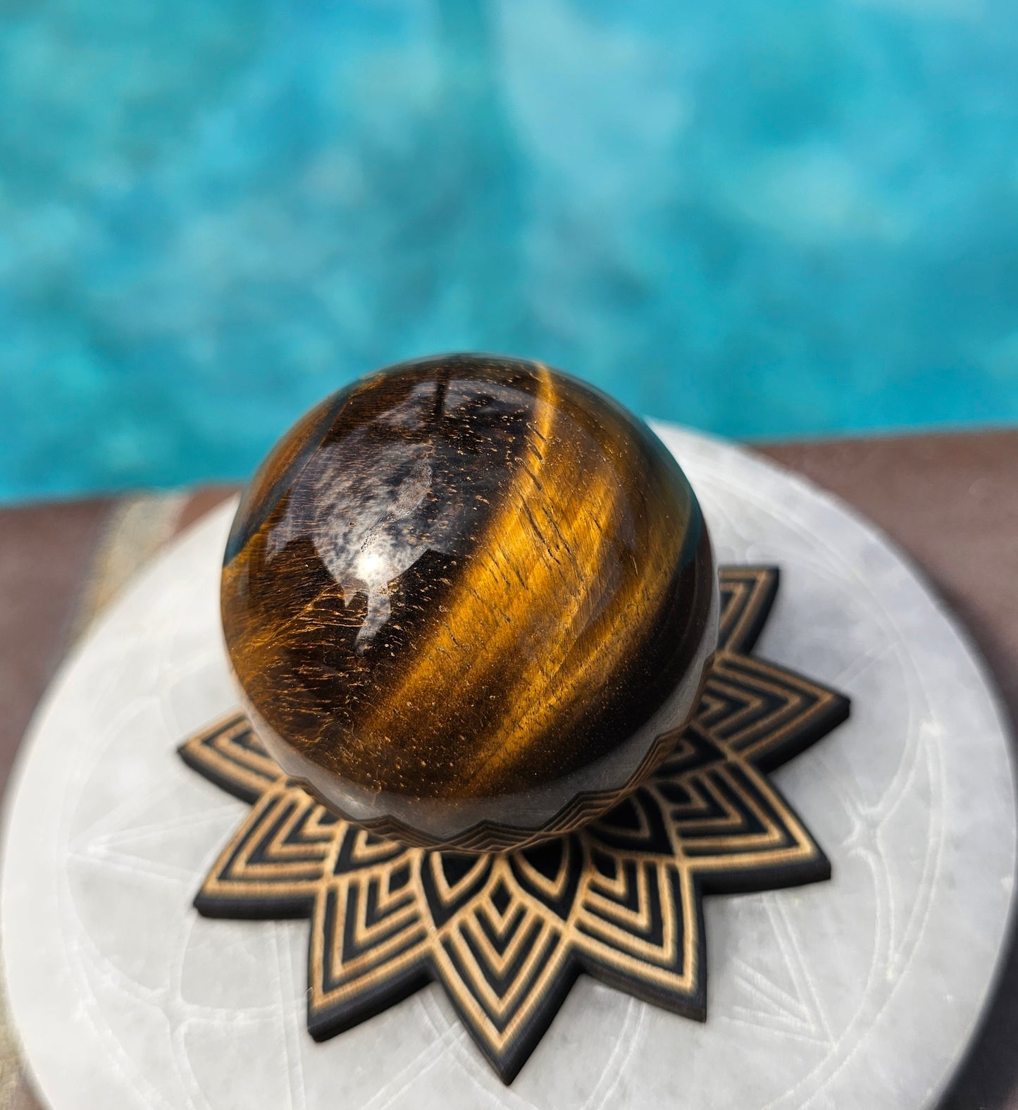 Tigers Eye Sphere #2