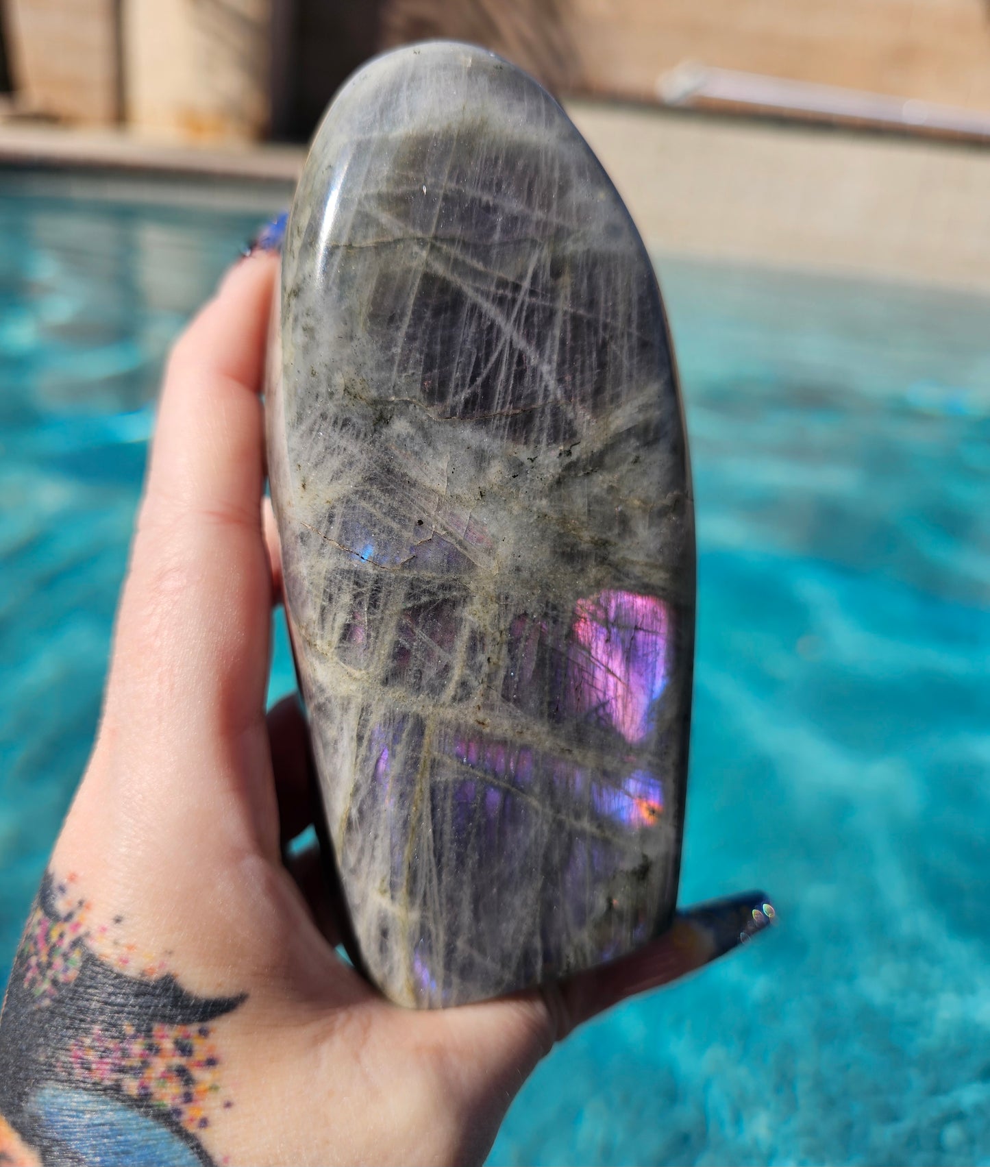 Pink Labradorite Freeform
