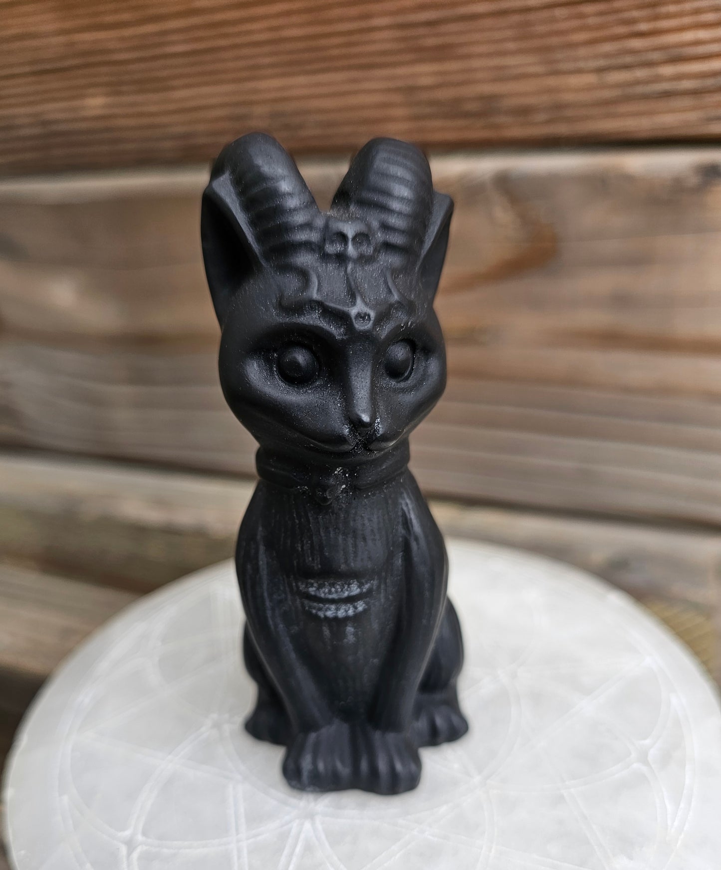 Black Obsidian Baphomet