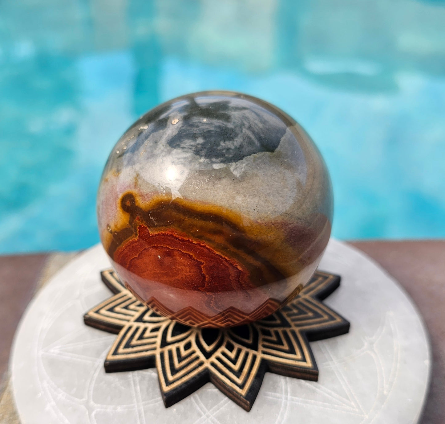Polychrome Jasper Sphere