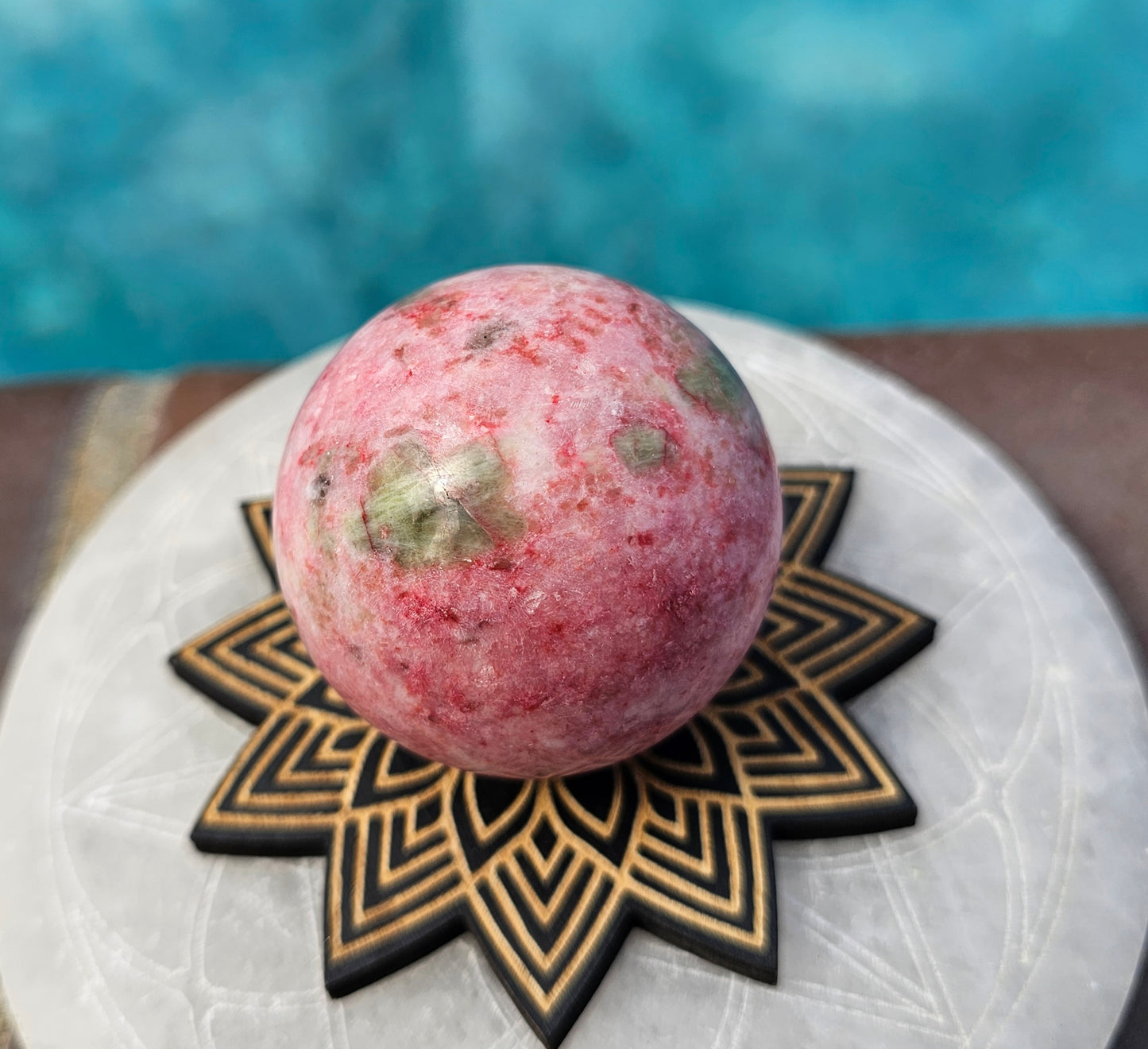Thulite Sphere #2