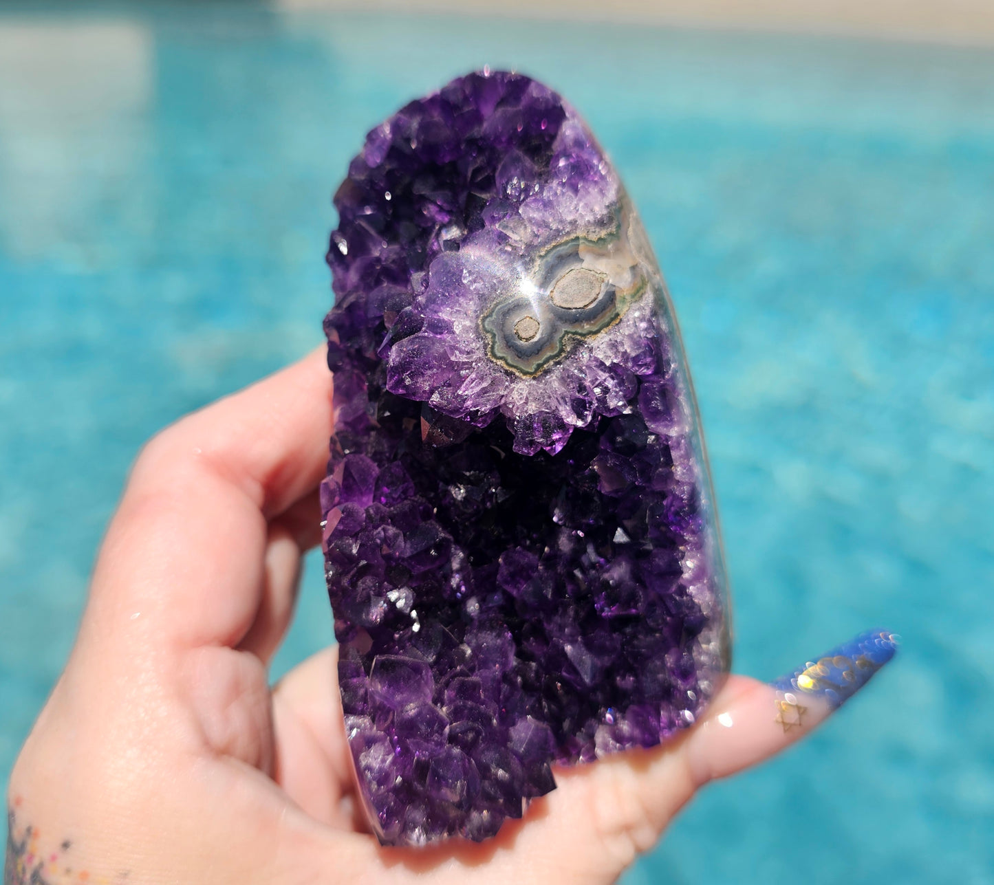 Amethyst w/Stalactite #7