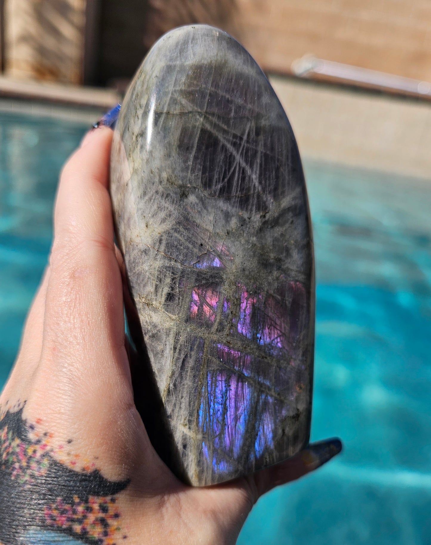 Pink Labradorite Freeform