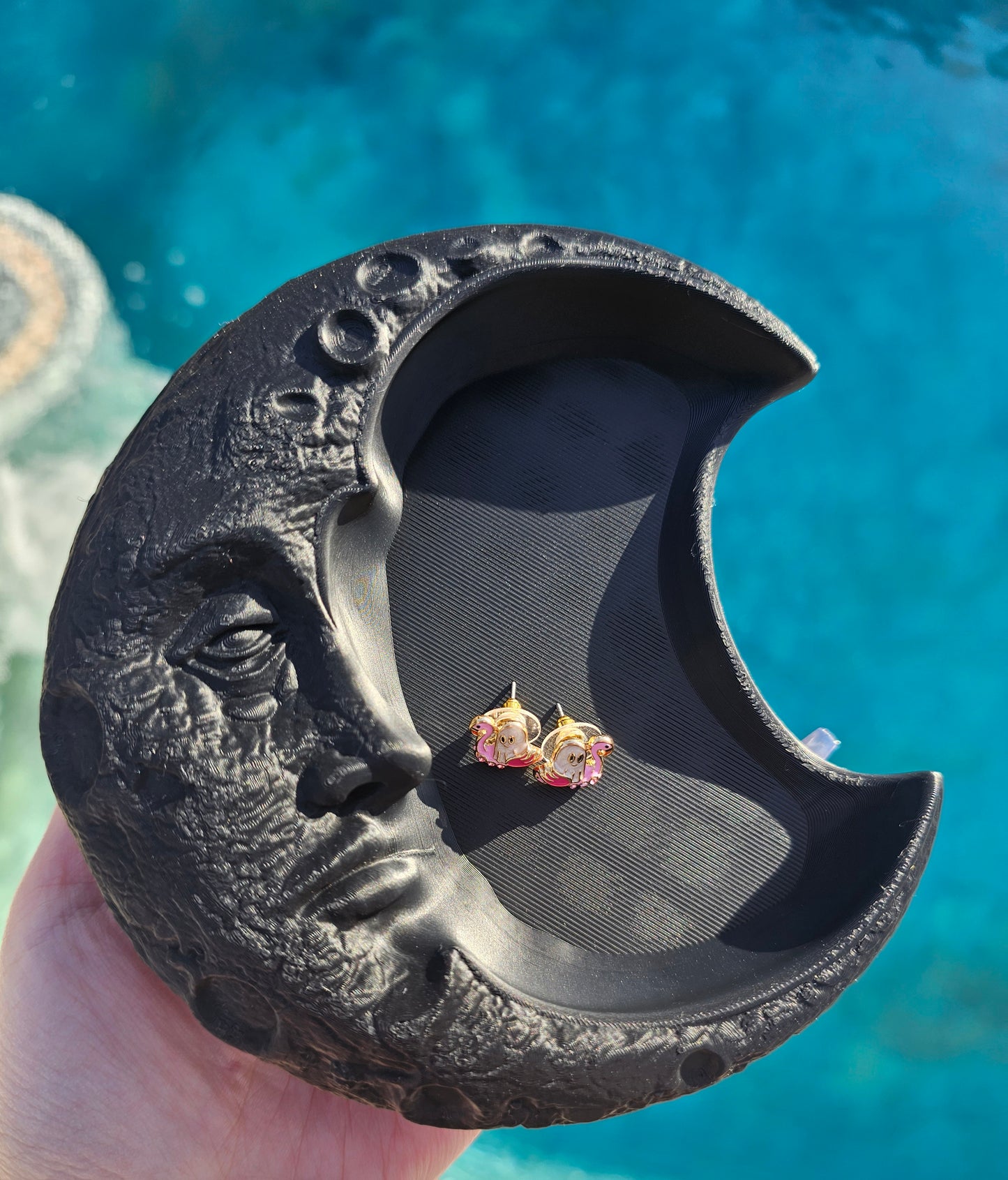 3D Printed Moon Face Trinket Dish