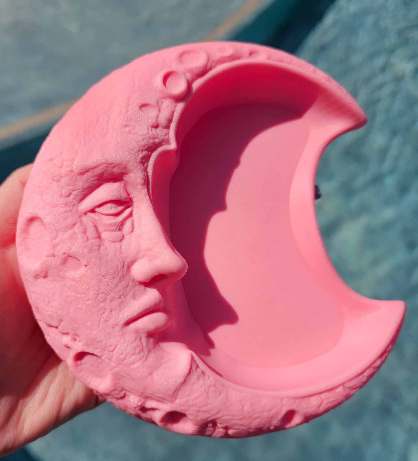 3D Printed Pink Moon Trinket Tray