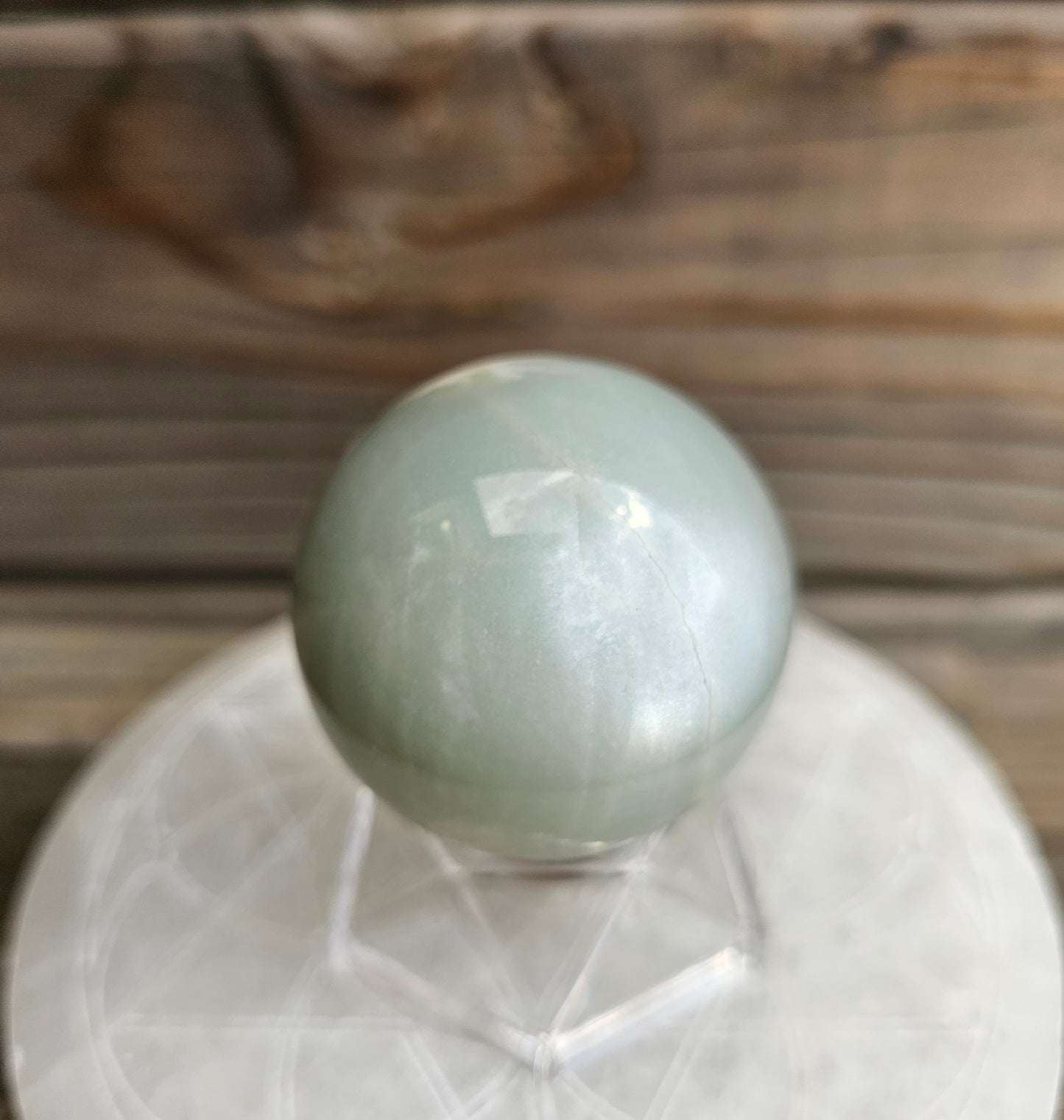 Green Moonstone Sphere