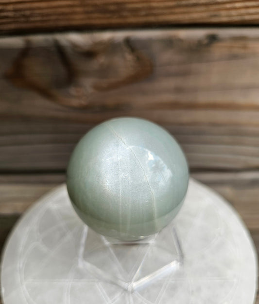 Green Moonstone Sphere