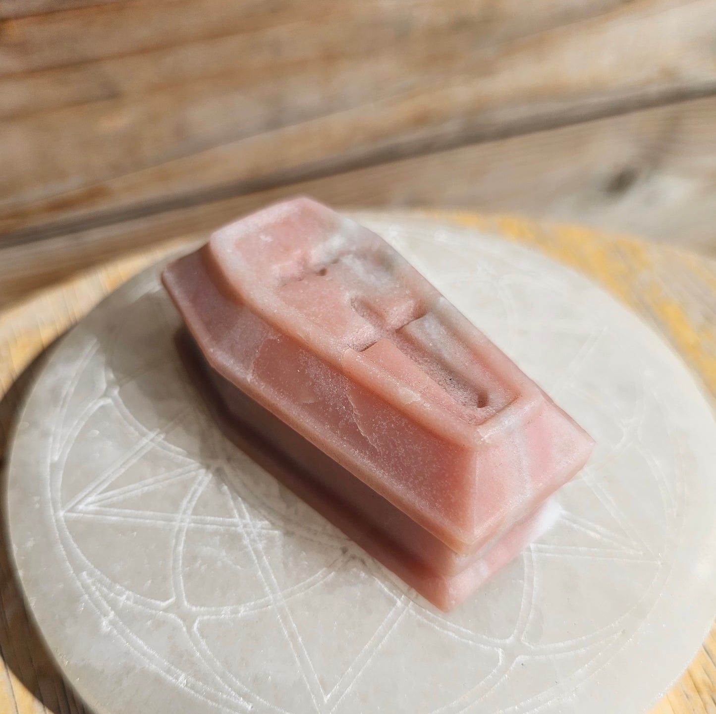 Pink Opal Coffin