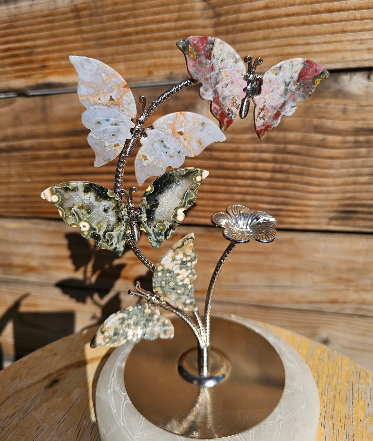 Ocean Jasper Sphere Stand