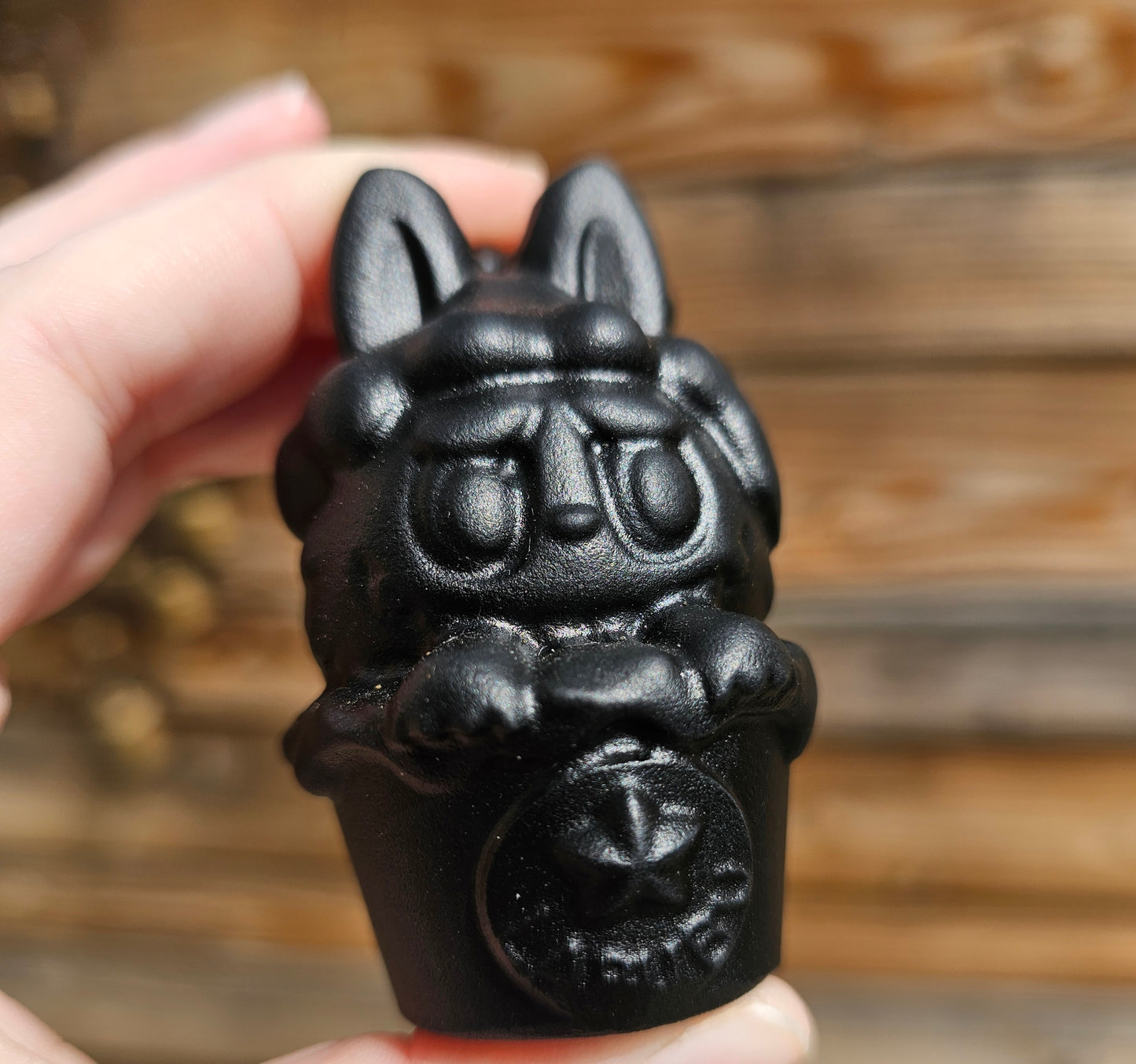 Black Obsidian Labubu (1)