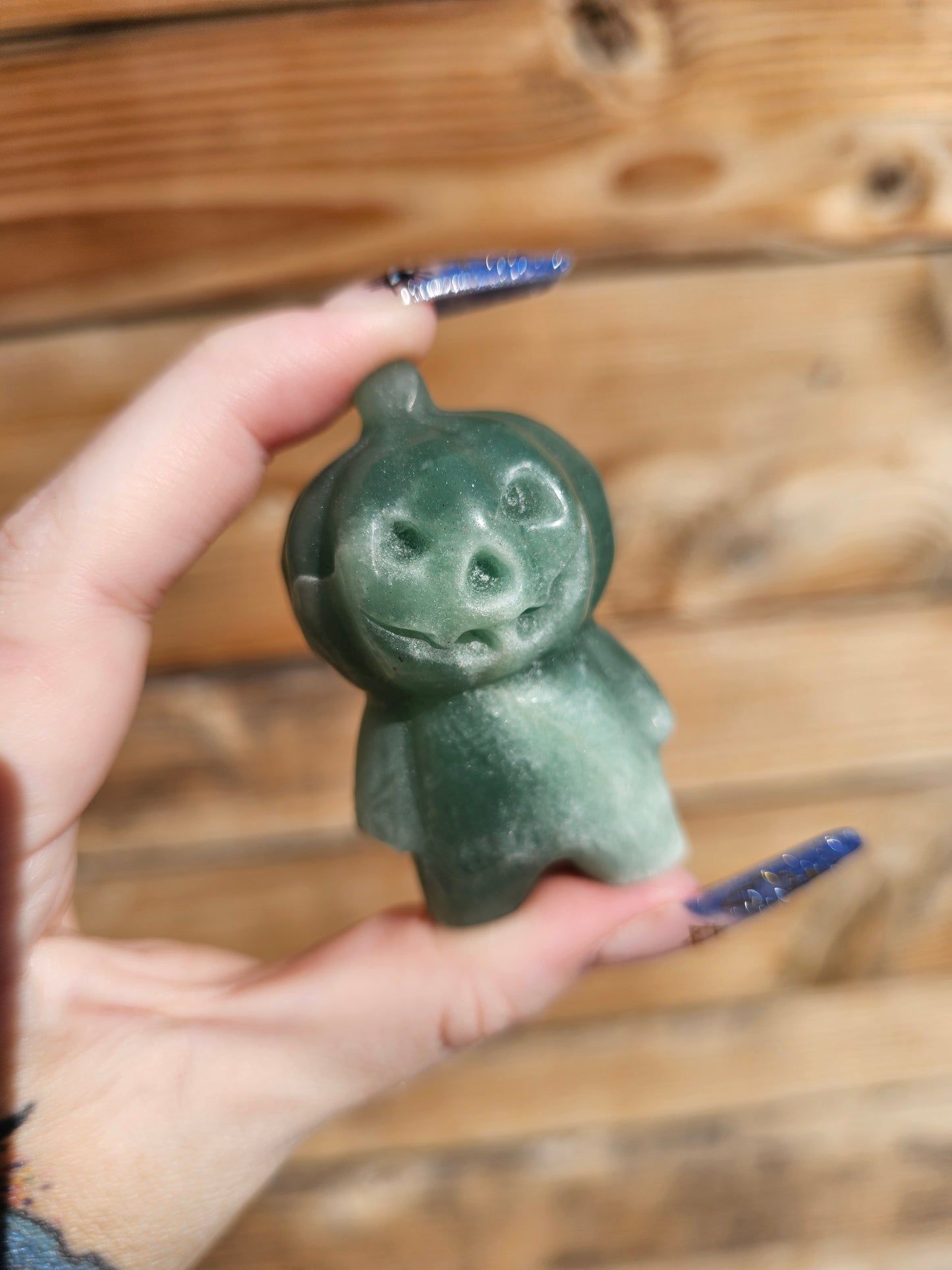 Green Aventurine Pumpkin Kid