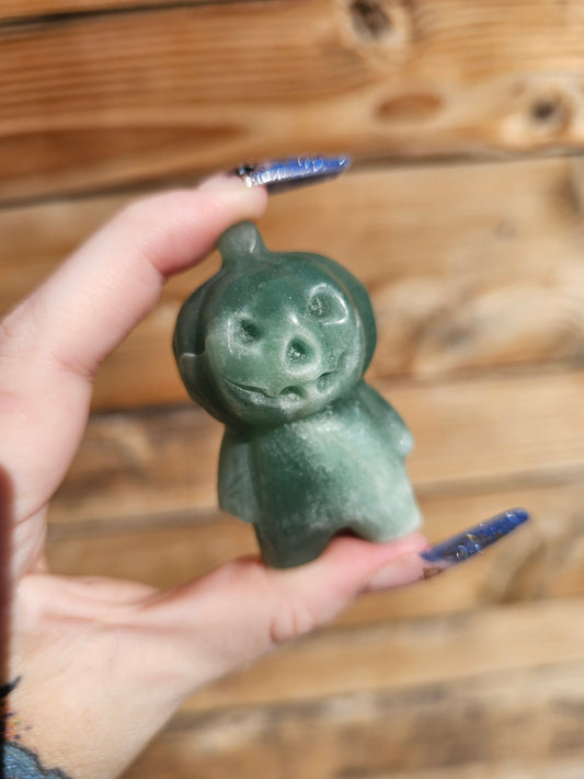 Green Aventurine Pumpkin Kid