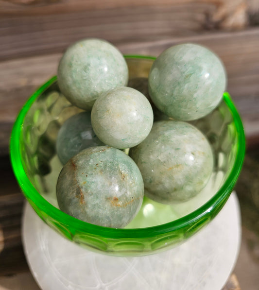 Small Green Aventurine Sphere (1)