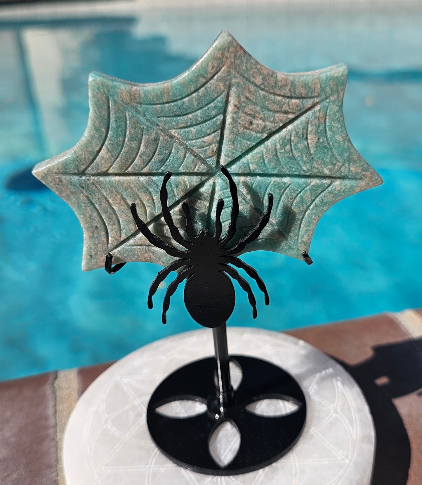 Amazonite Spider Web