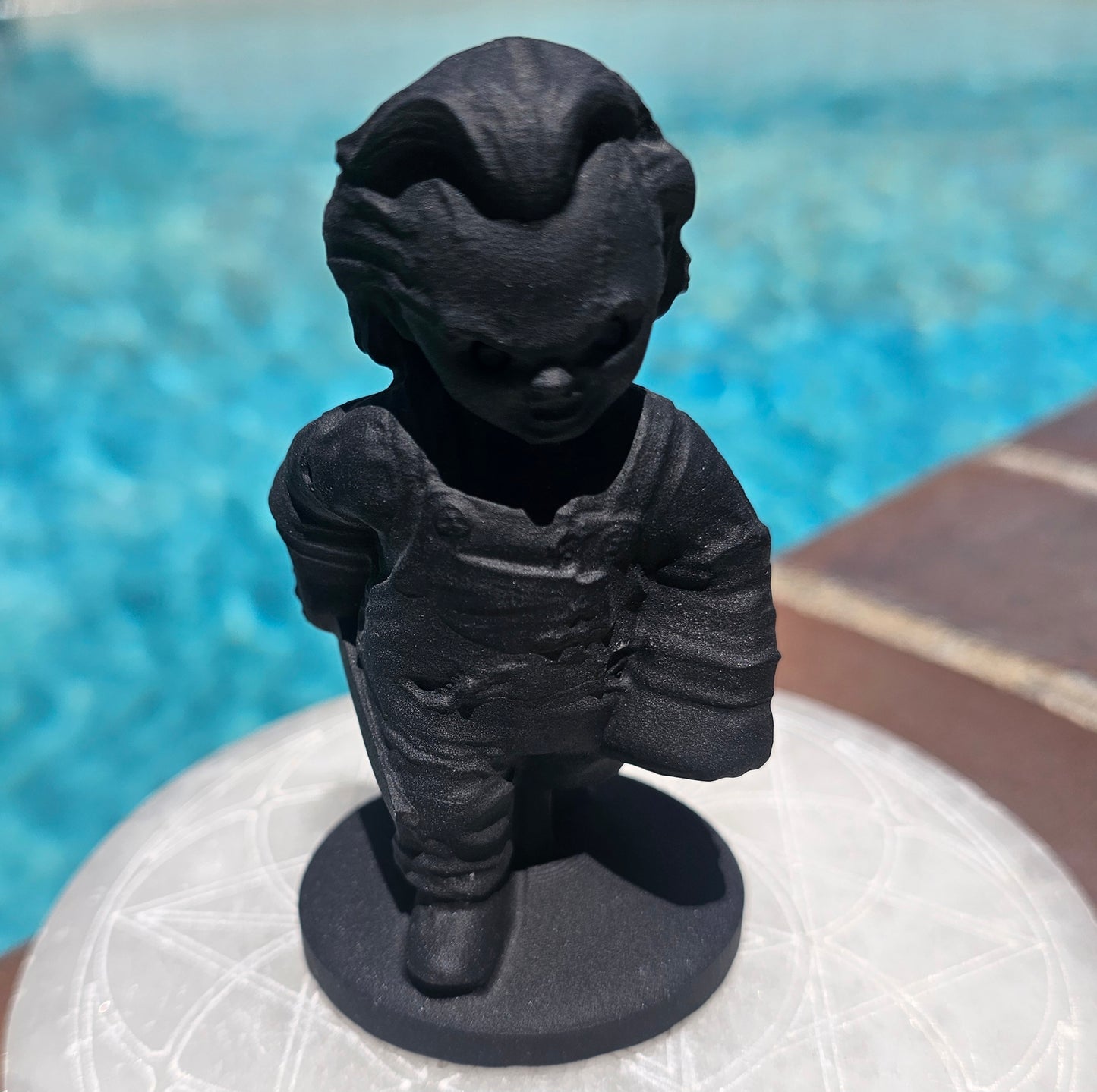 Black Obsidian Chucky Doll