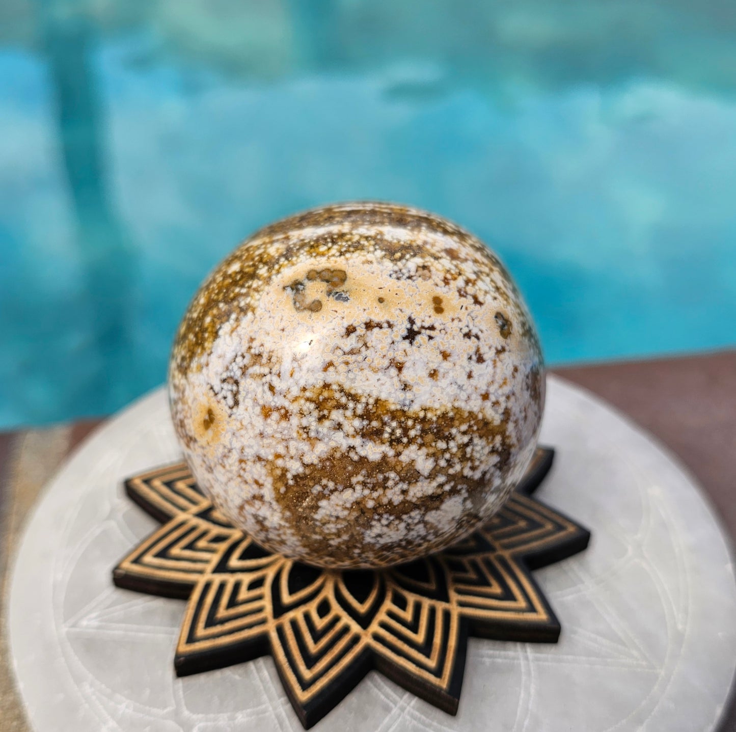 Ocean Jasper Sphere