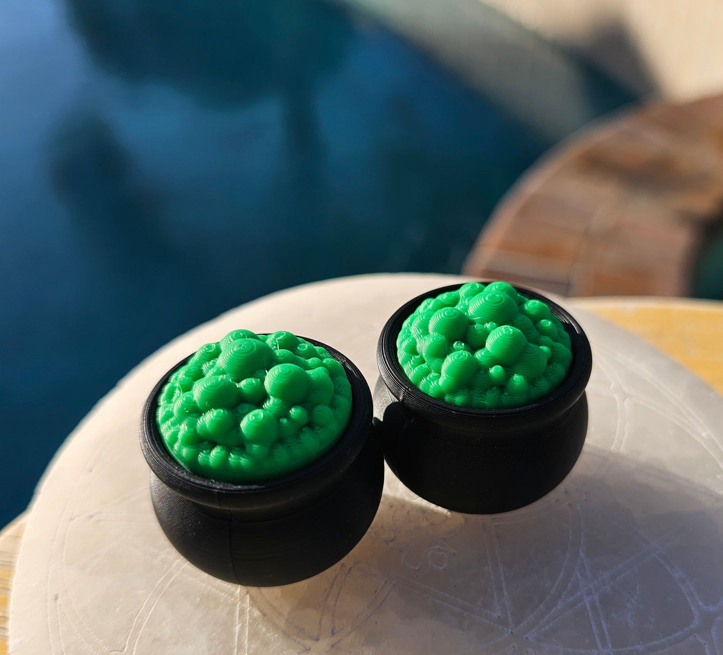 3D Printed Cauldron Fidget Clicker