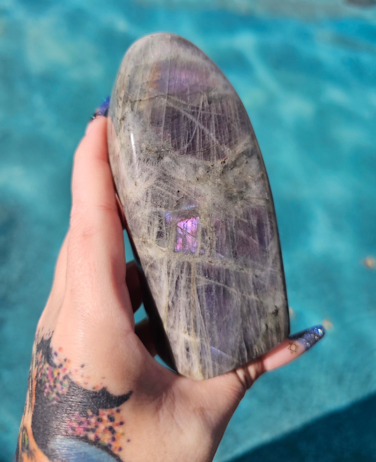 Pink Labradorite Freeform
