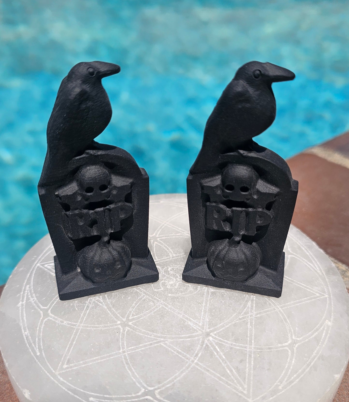 Black Obsidian Gravestone