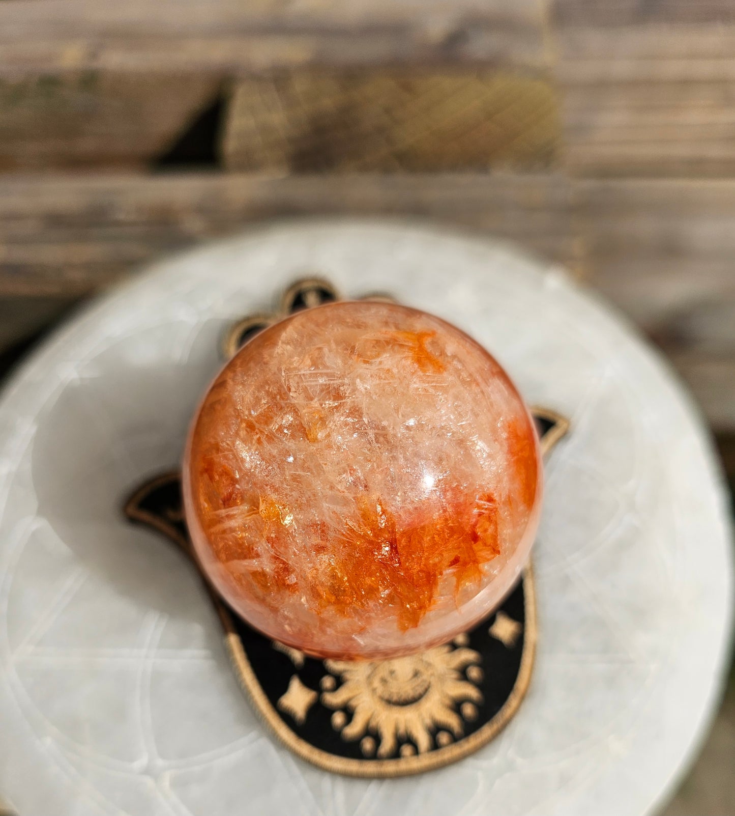 Fire Quartz Sphere *B