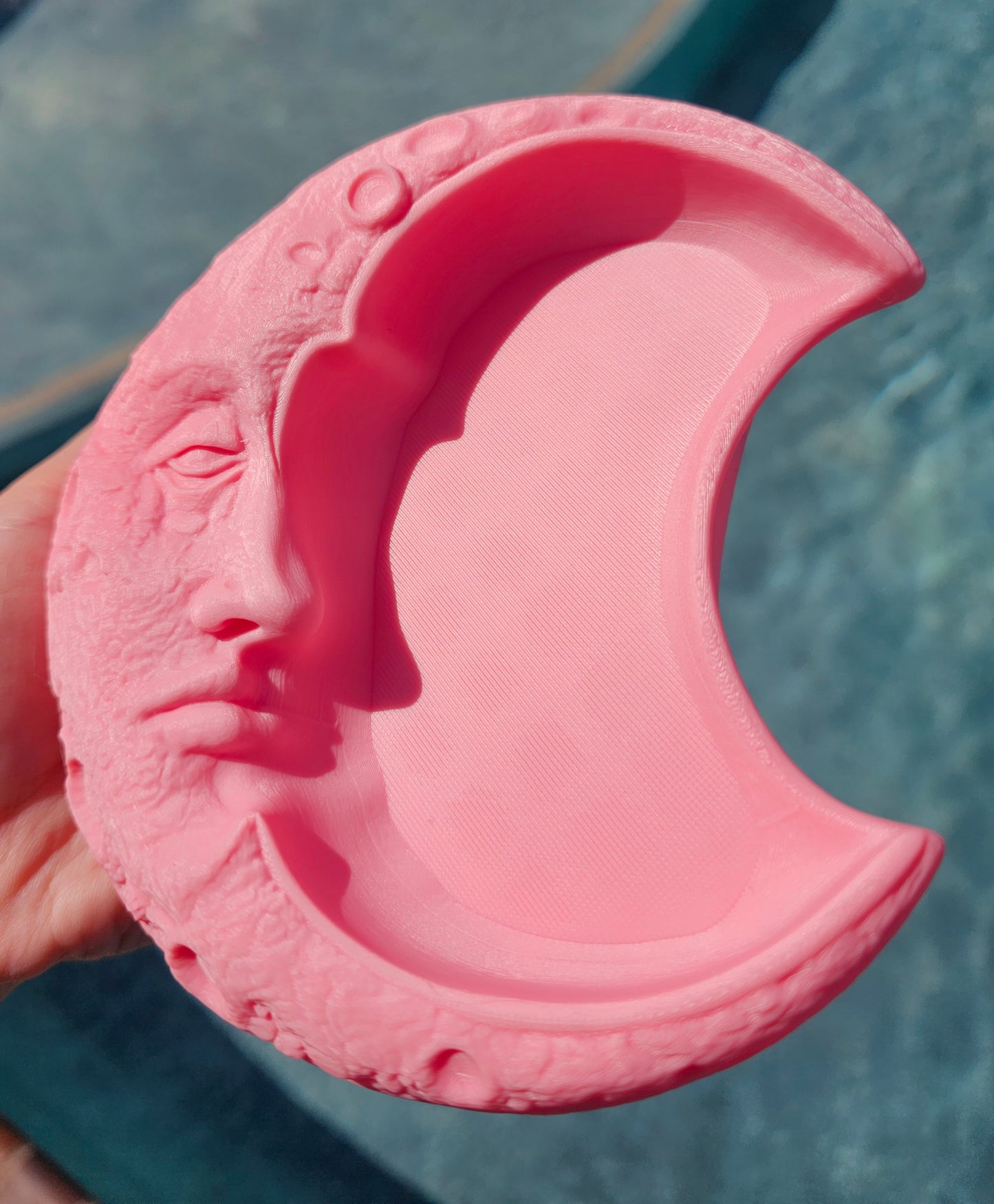 3D Printed Pink Moon Trinket Tray