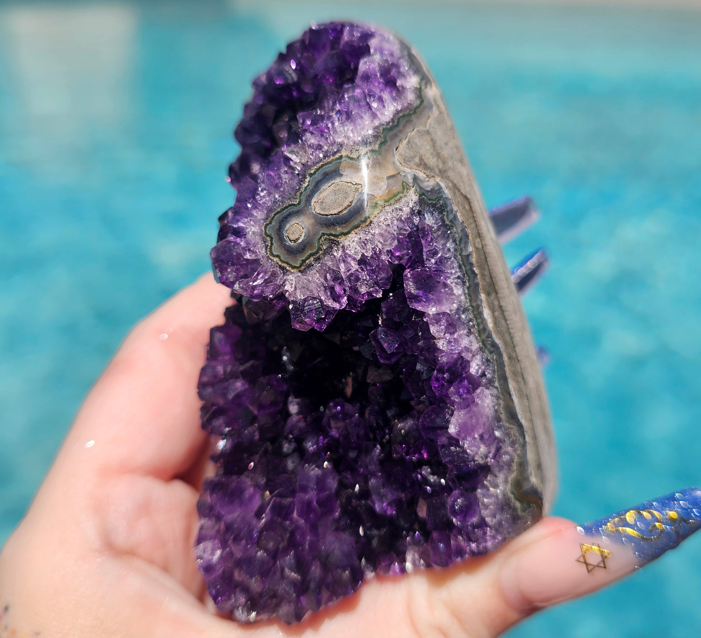 Amethyst w/Stalactite #7
