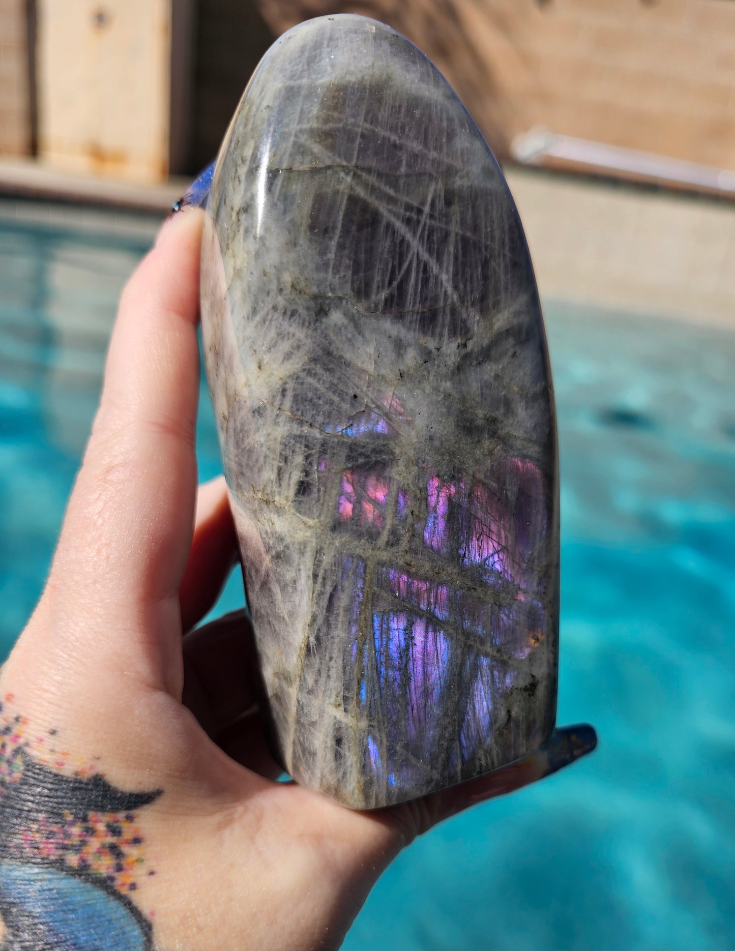 Pink Labradorite Freeform