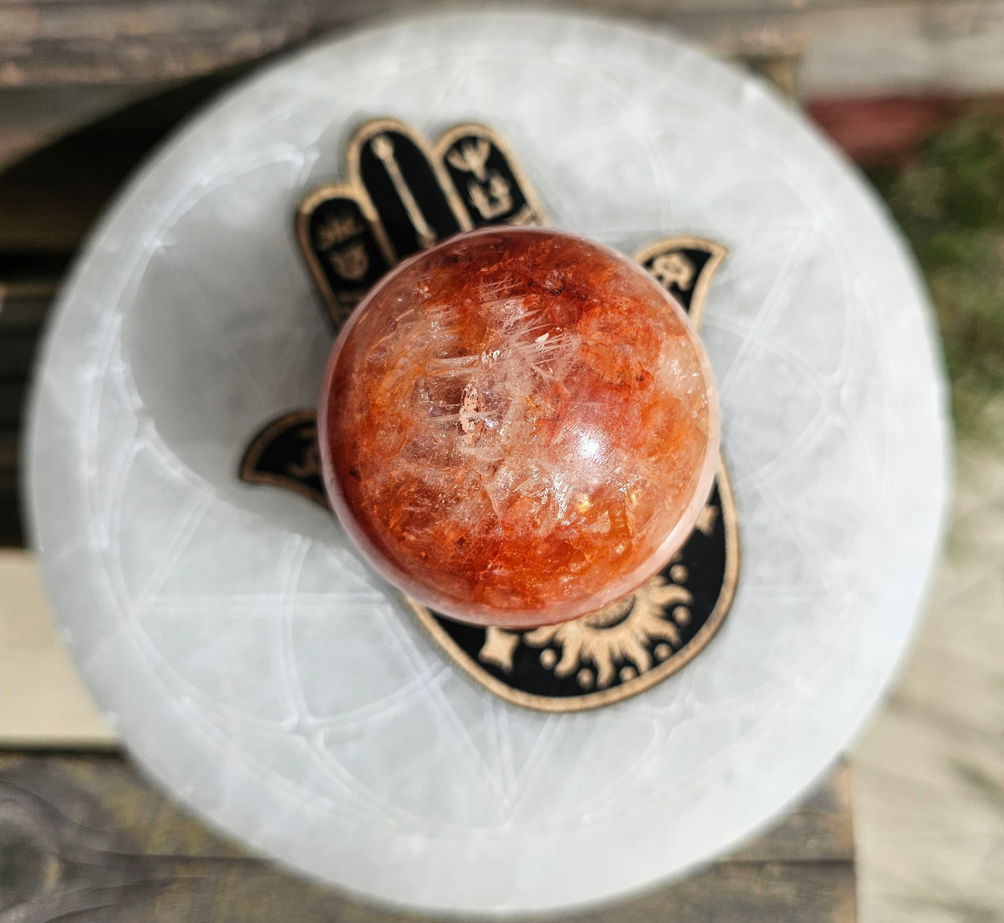 Fire Quartz Sphere *B