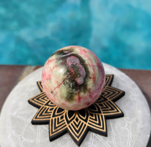 Thulite Sphere