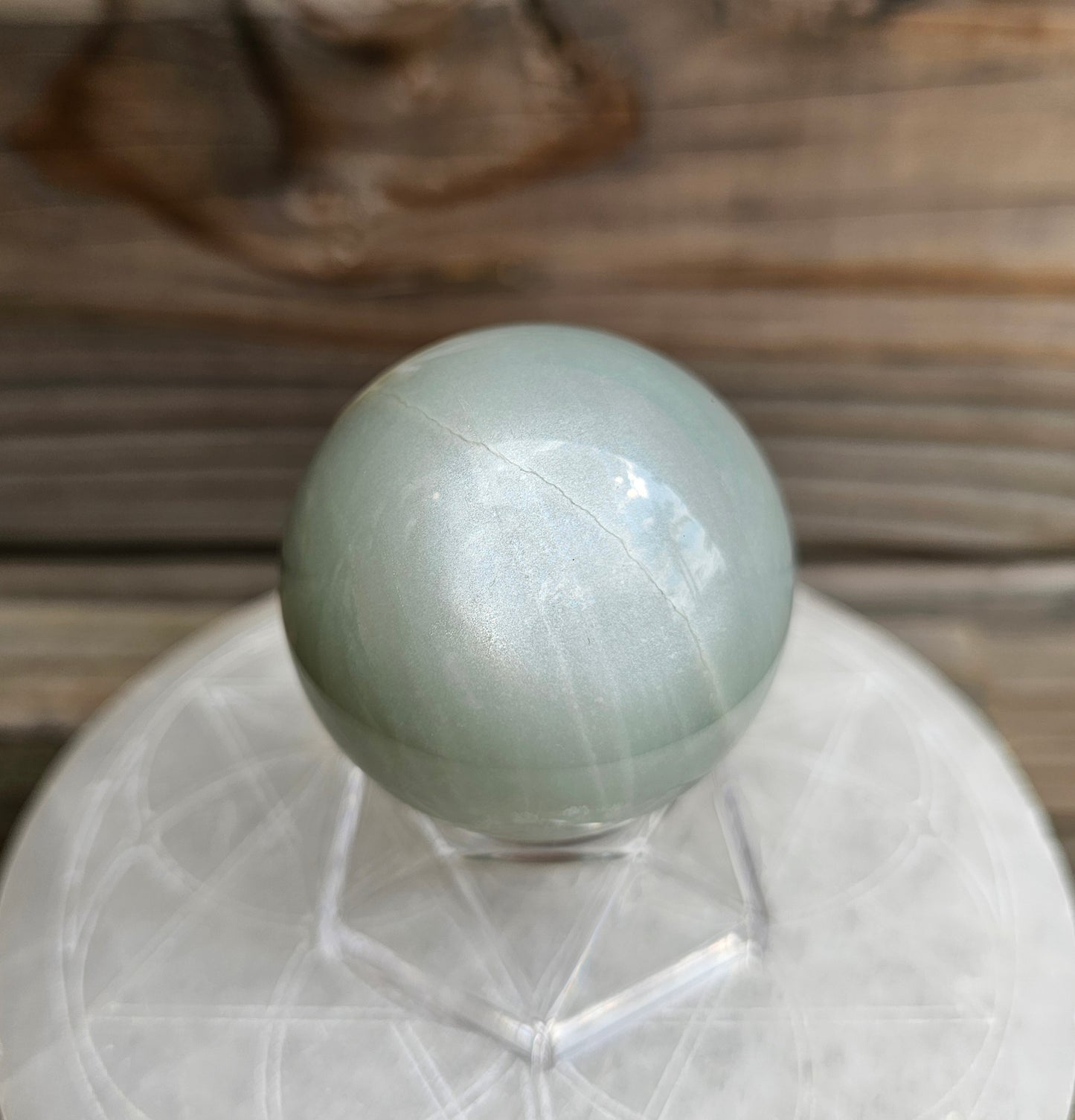 Green Moonstone Sphere