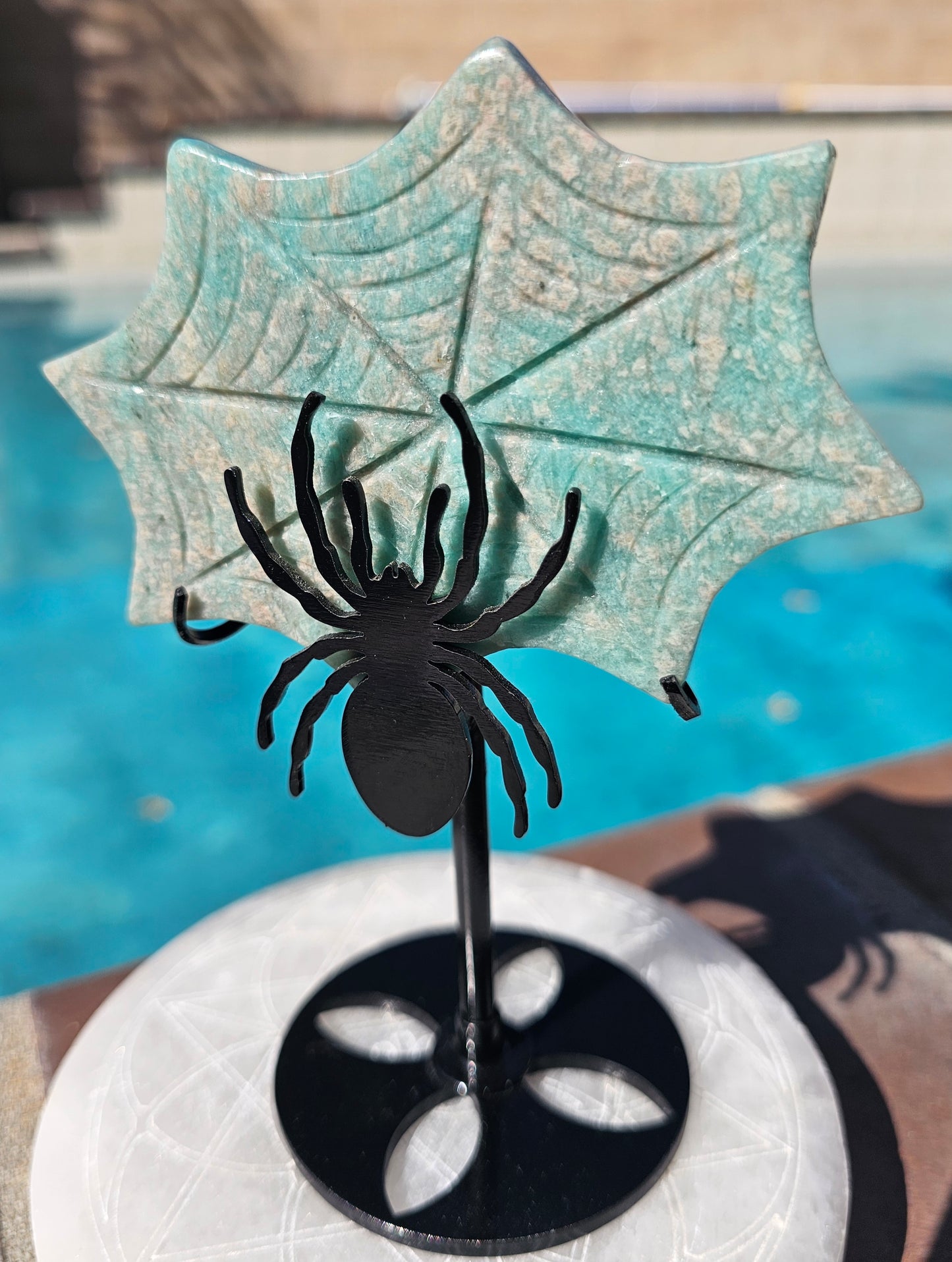 Amazonite Spider Web