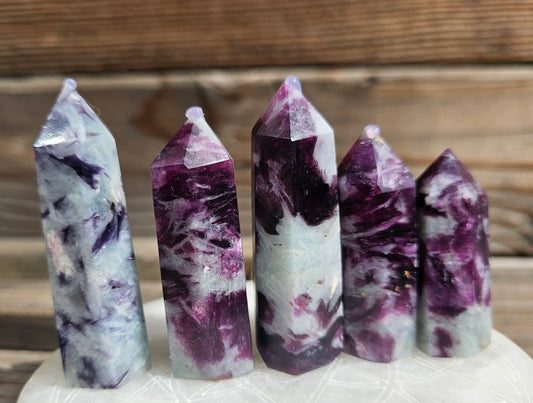 Small Purple Mica Tower (1)